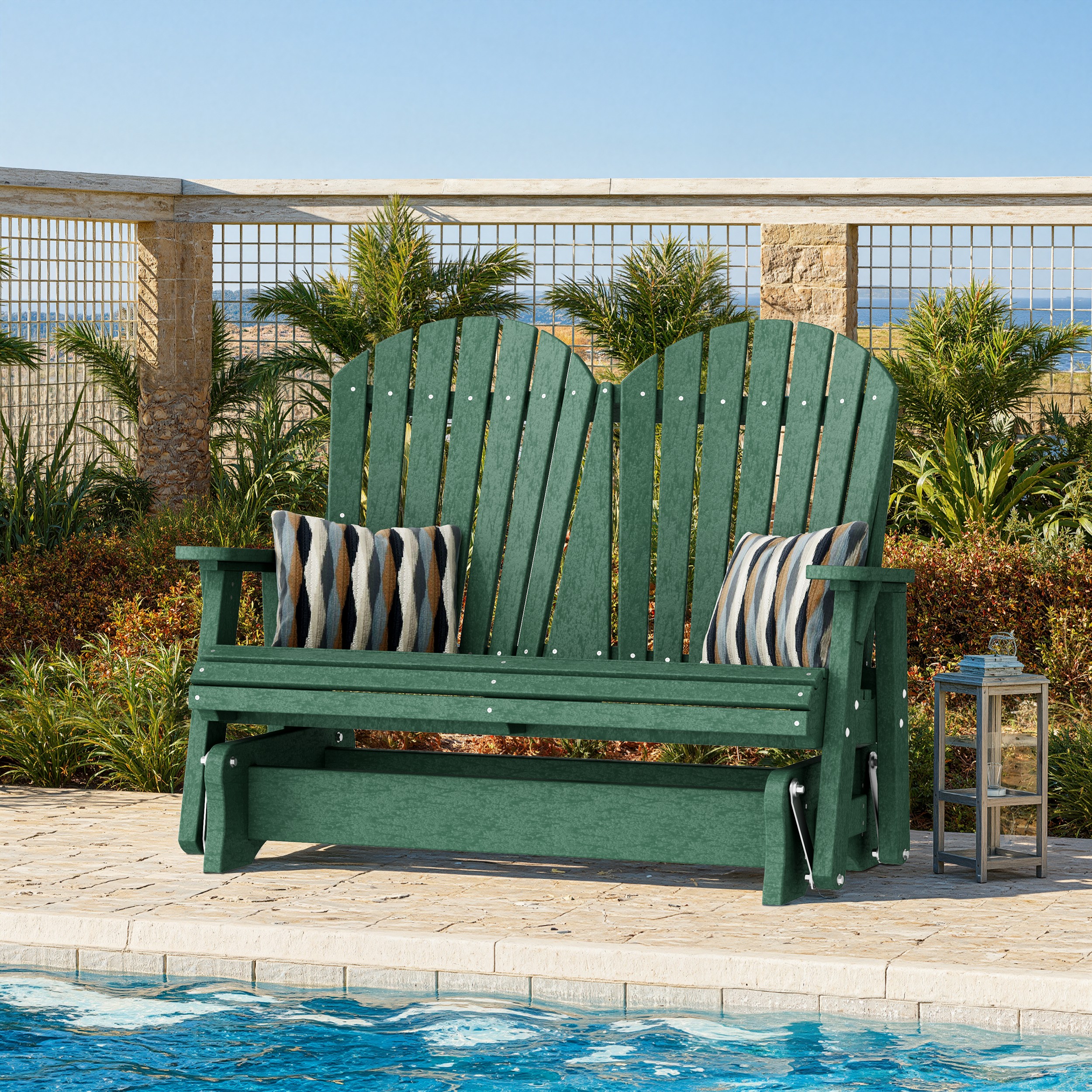 Heritage Double Adirondack Glider