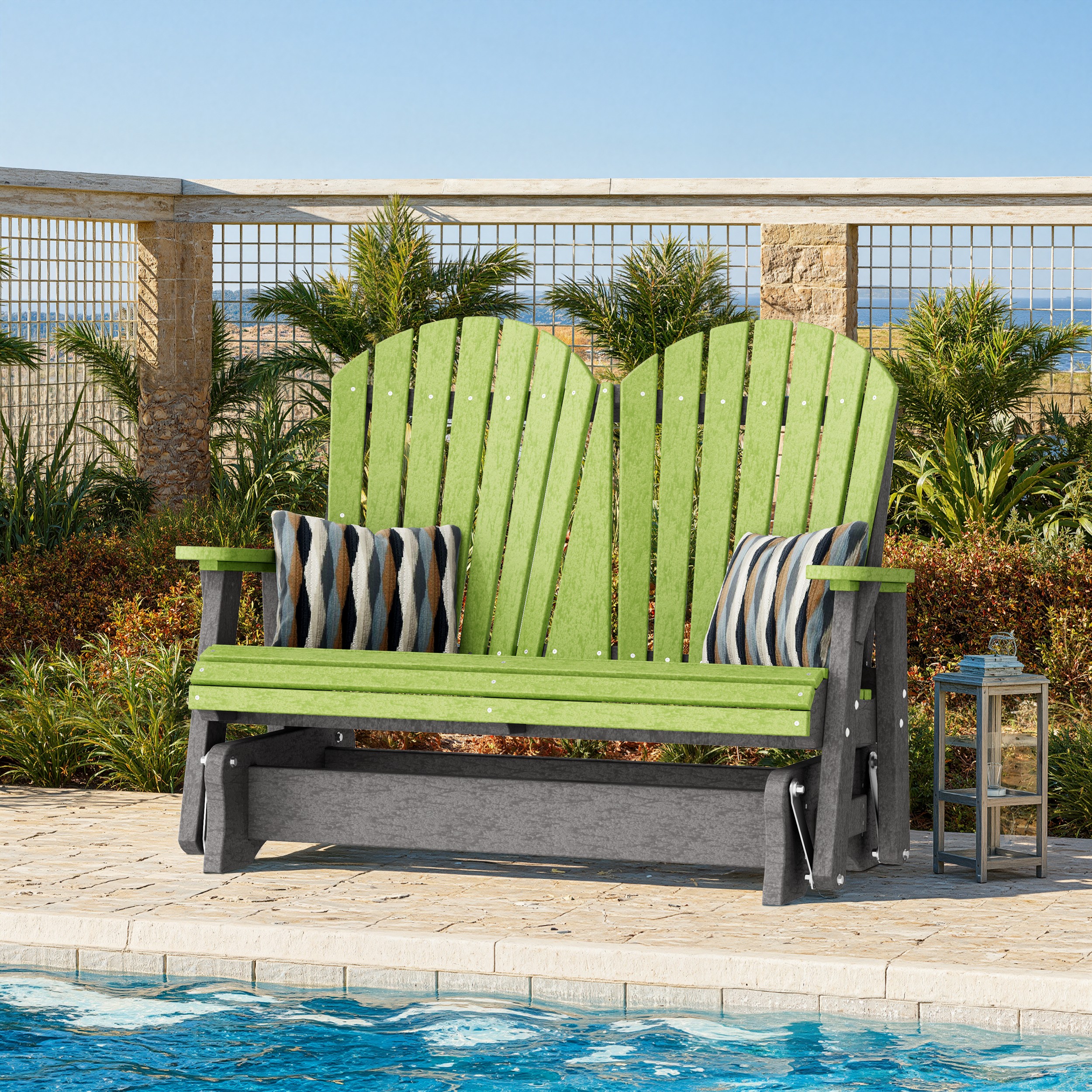 Heritage Double Adirondack Glider