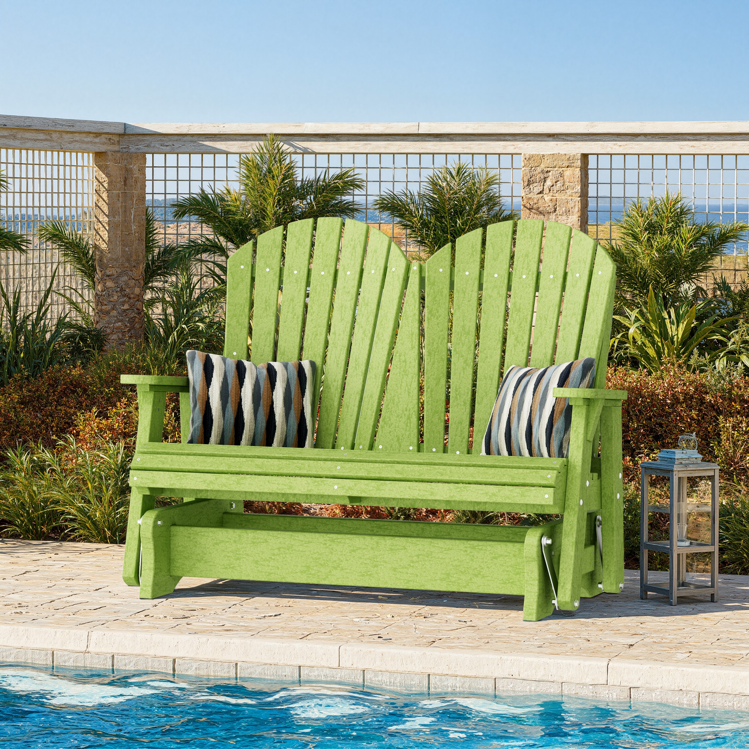 Heritage Double Adirondack Glider