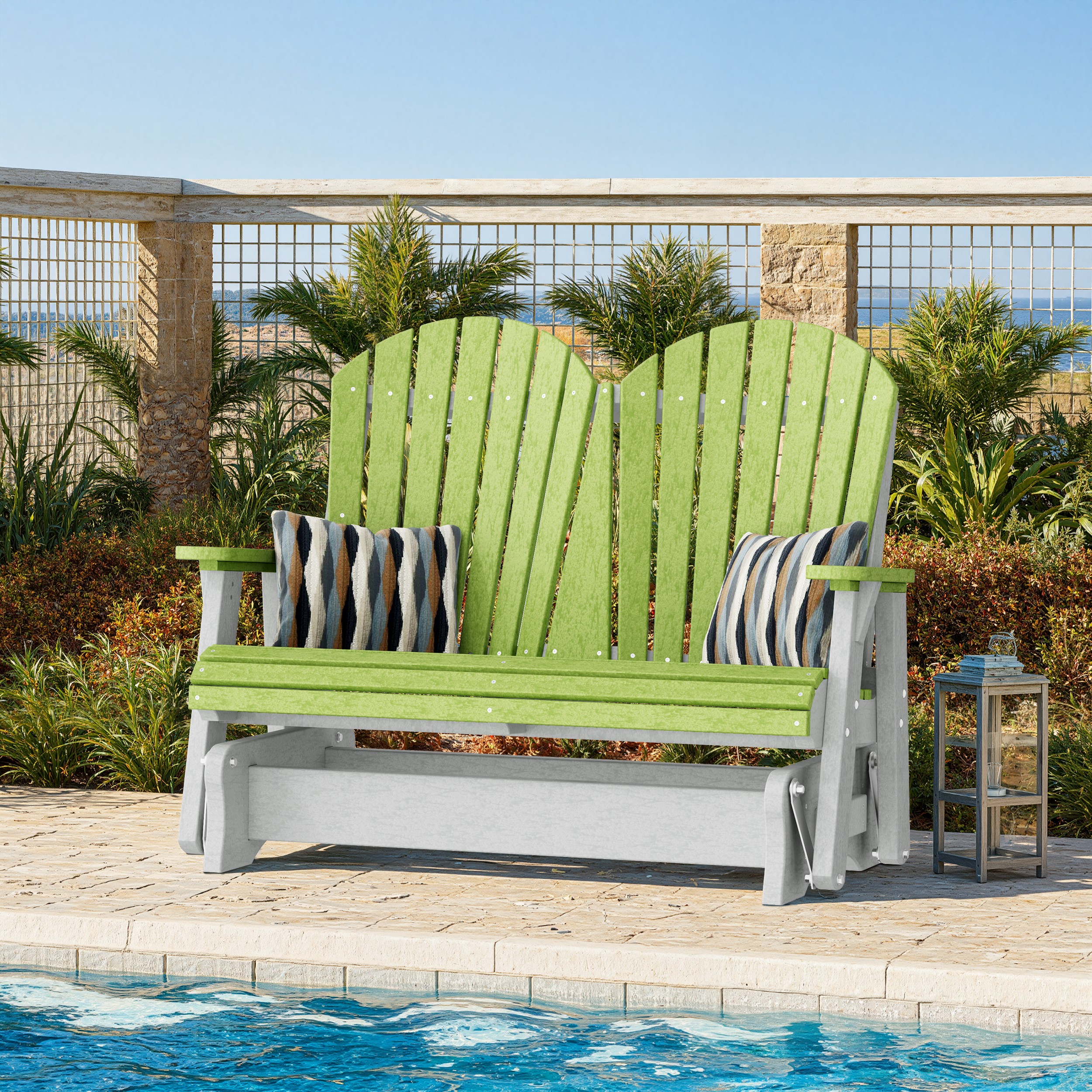 Heritage Double Adirondack Glider