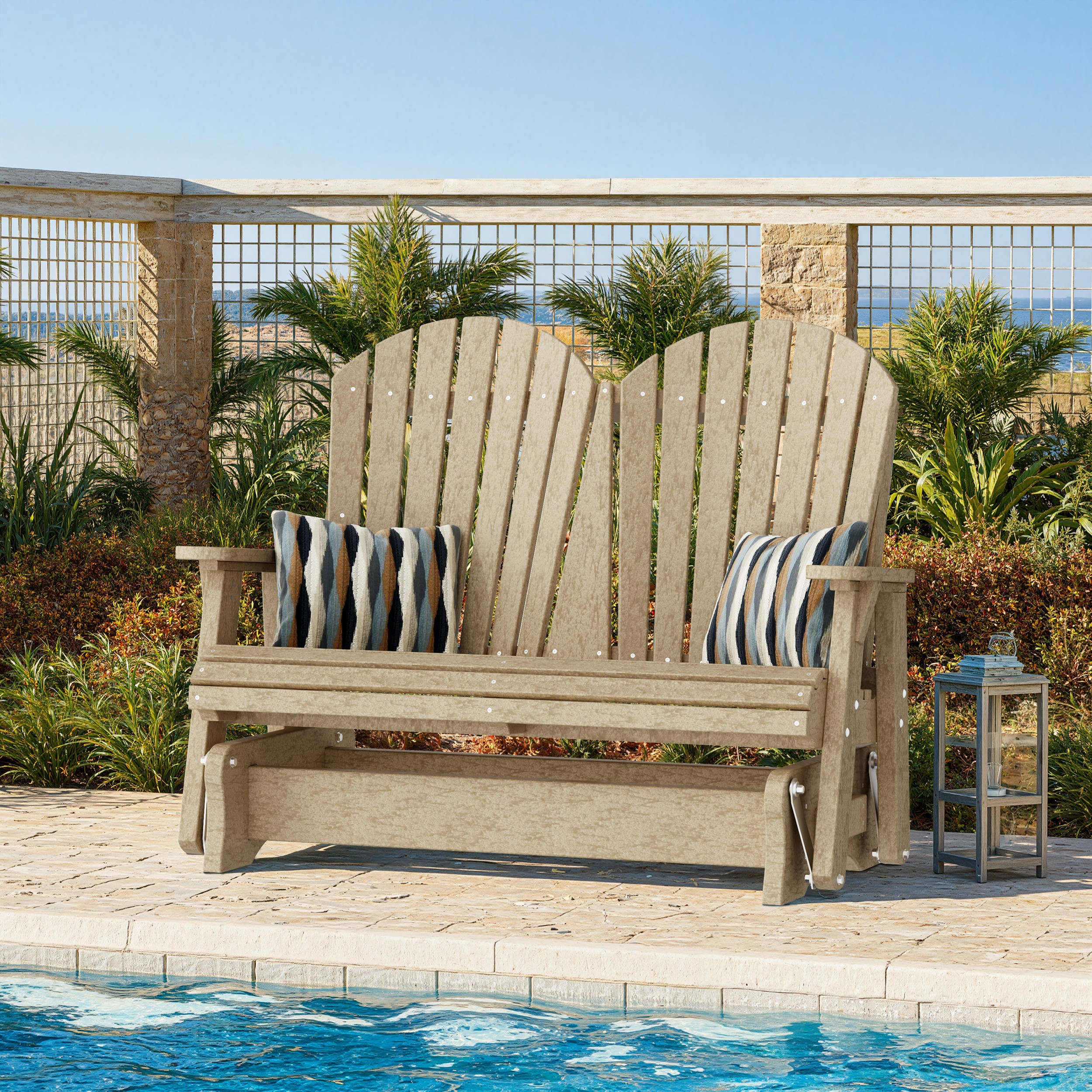 Heritage Double Adirondack Glider