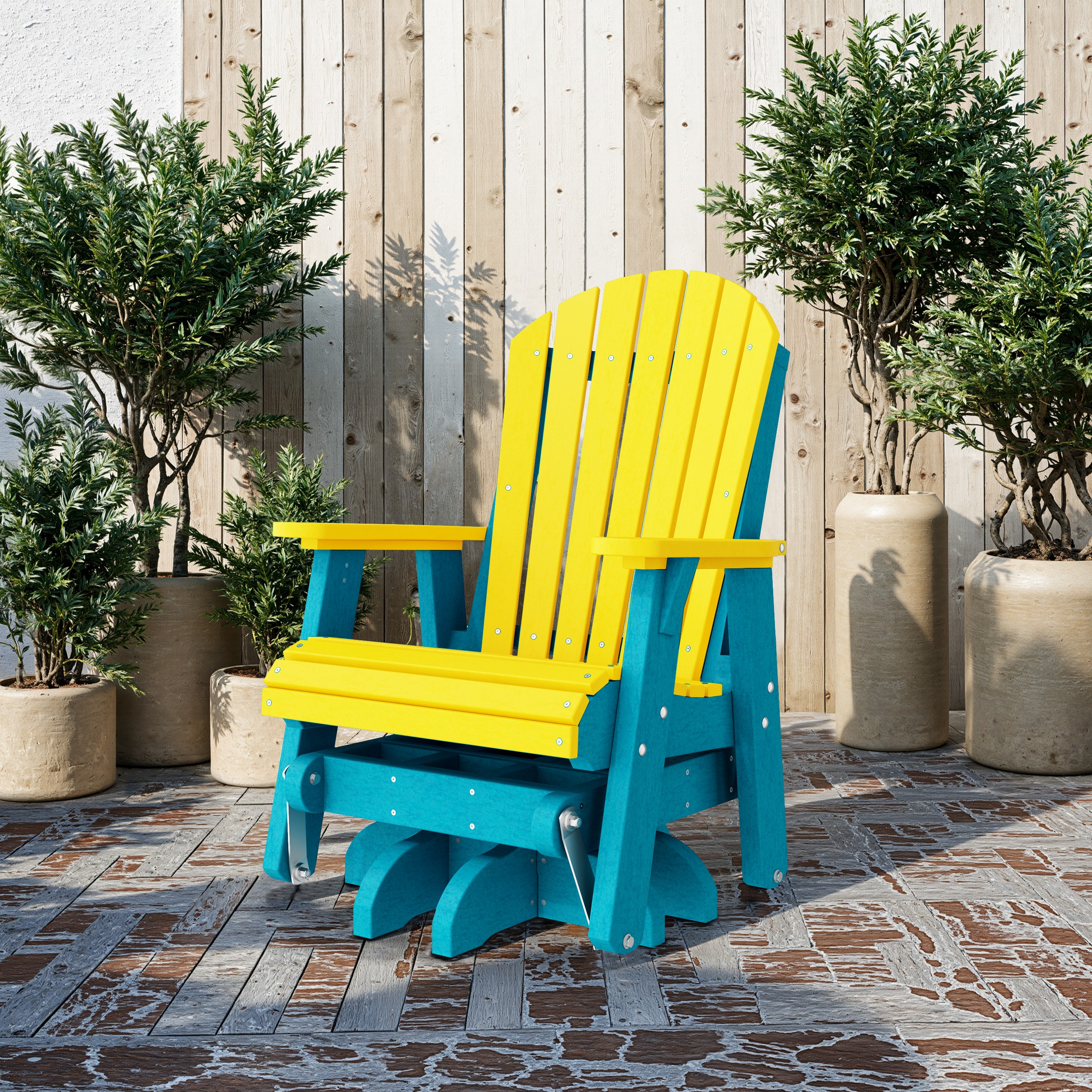 Heritage Adirondack Swivel Glider Chair