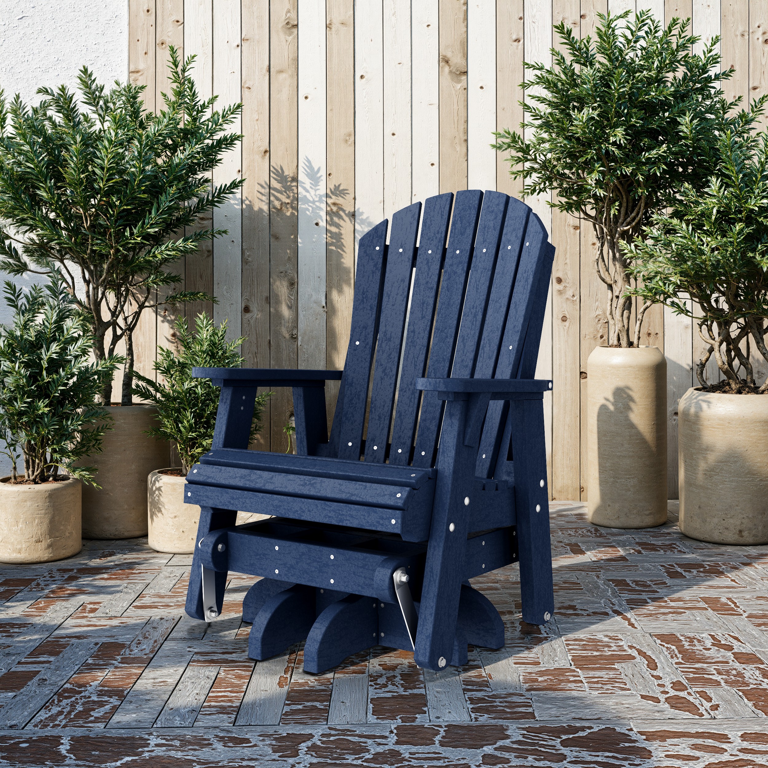 Heritage Adirondack Swivel Glider Chair