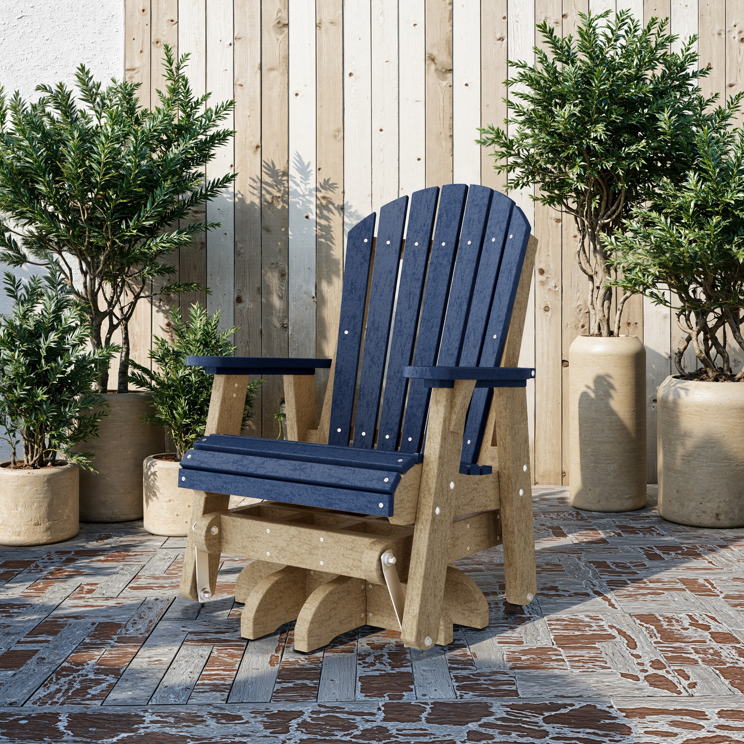 Heritage Adirondack Swivel Glider Chair