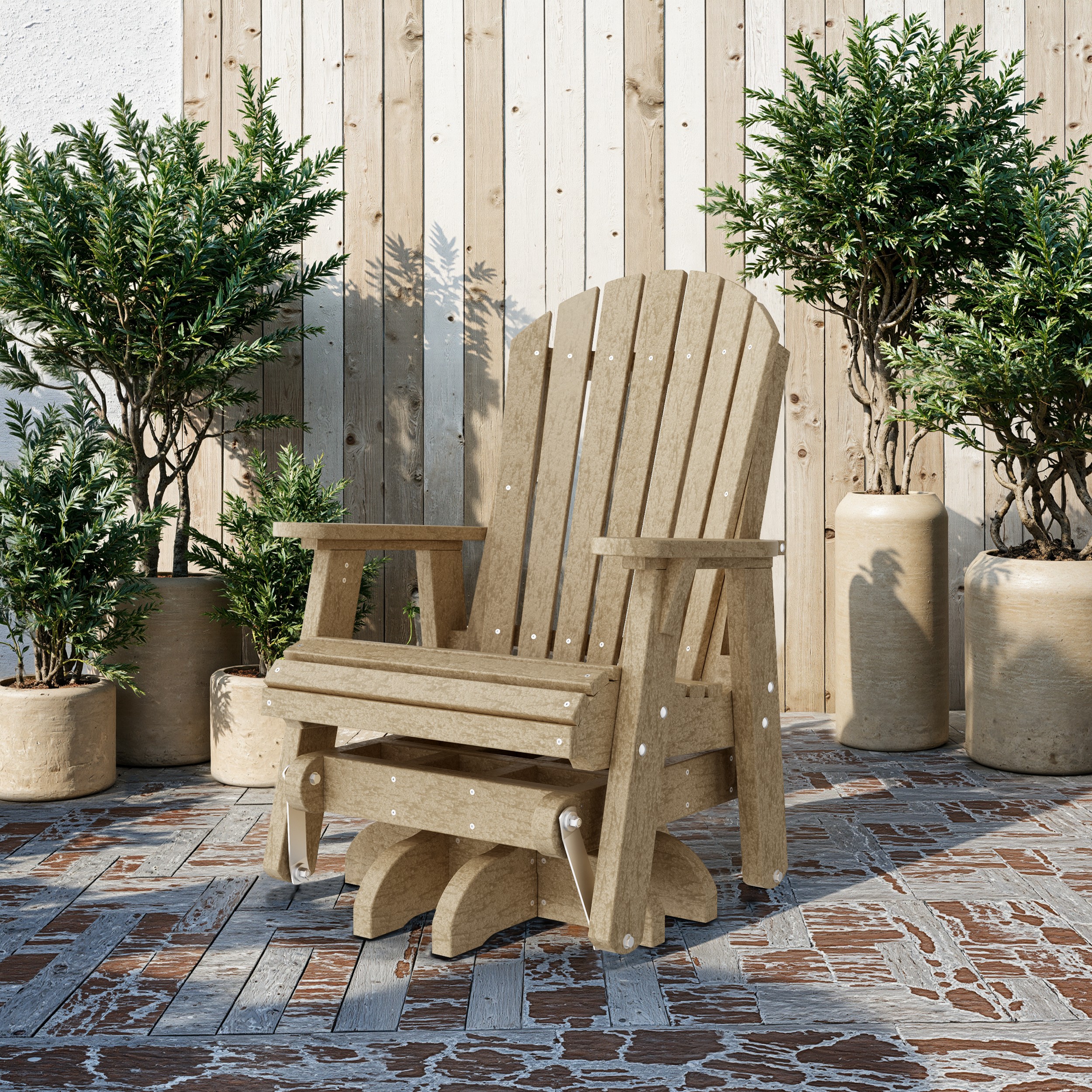 Heritage Adirondack Swivel Glider Chair