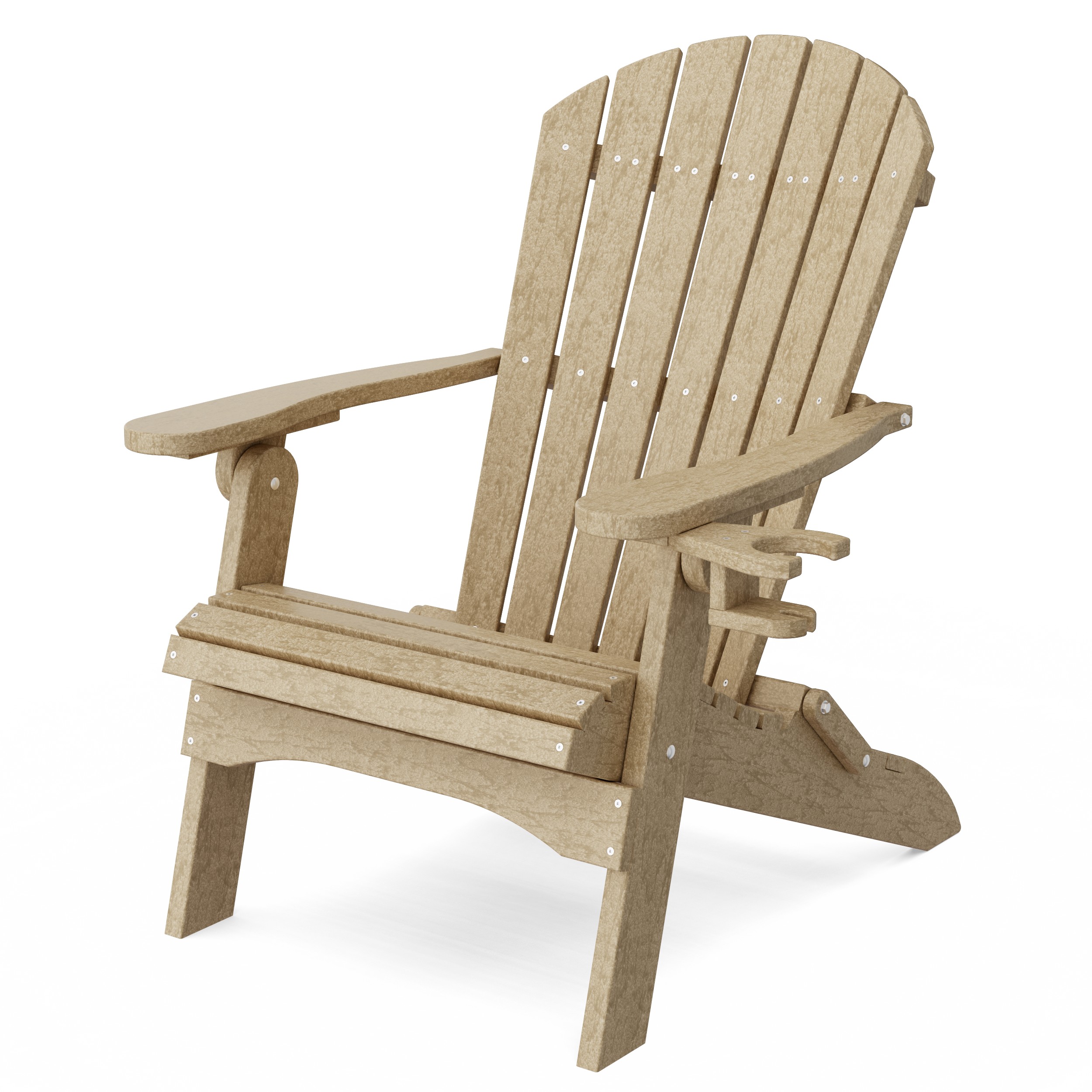 Heritage Folding Adirondack Chair with Cup Holder
