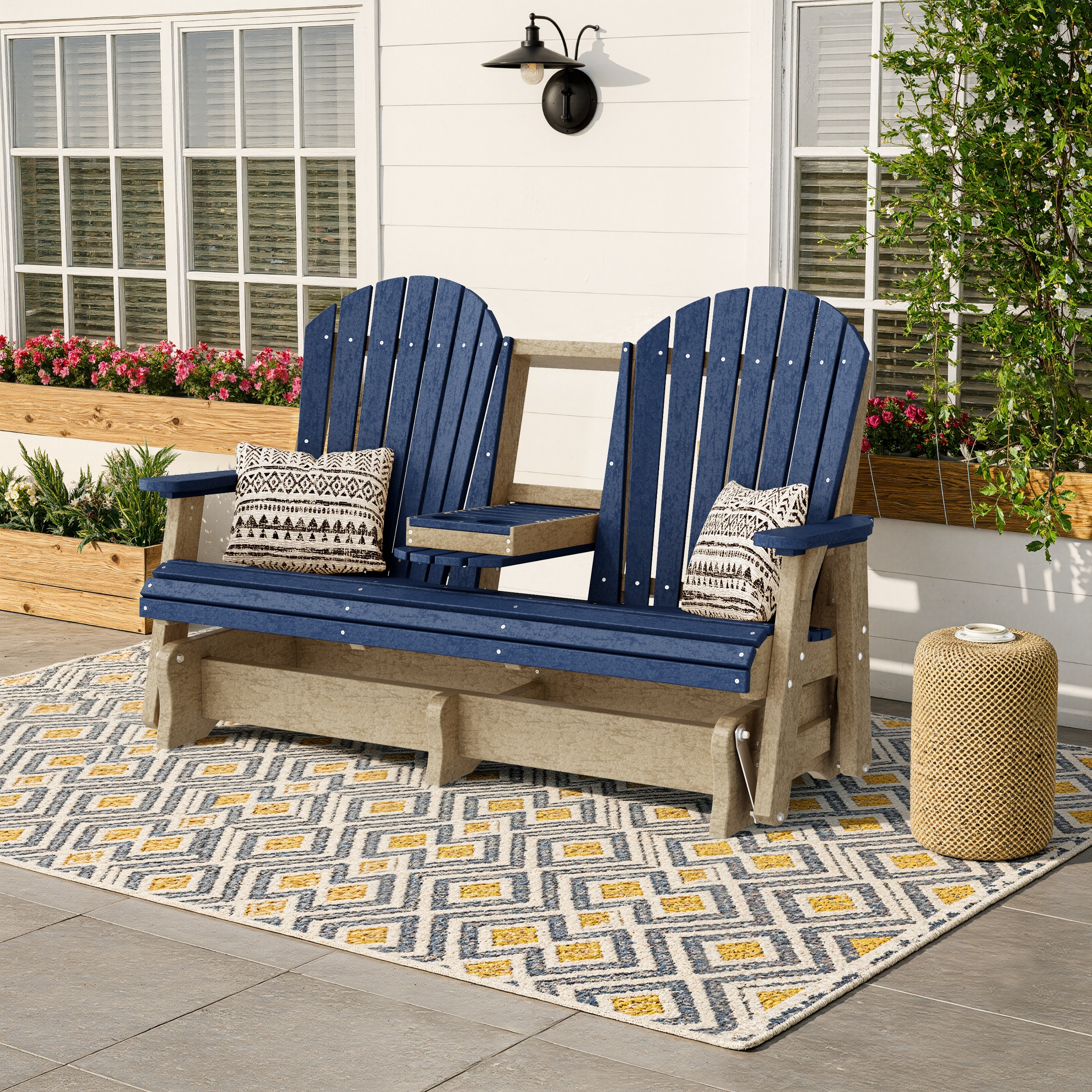 Heritage Adirondack Console Glider