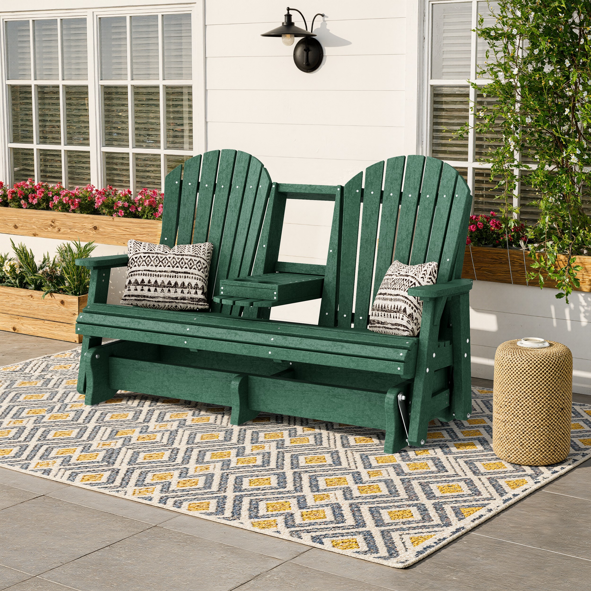 Heritage Adirondack Console Glider