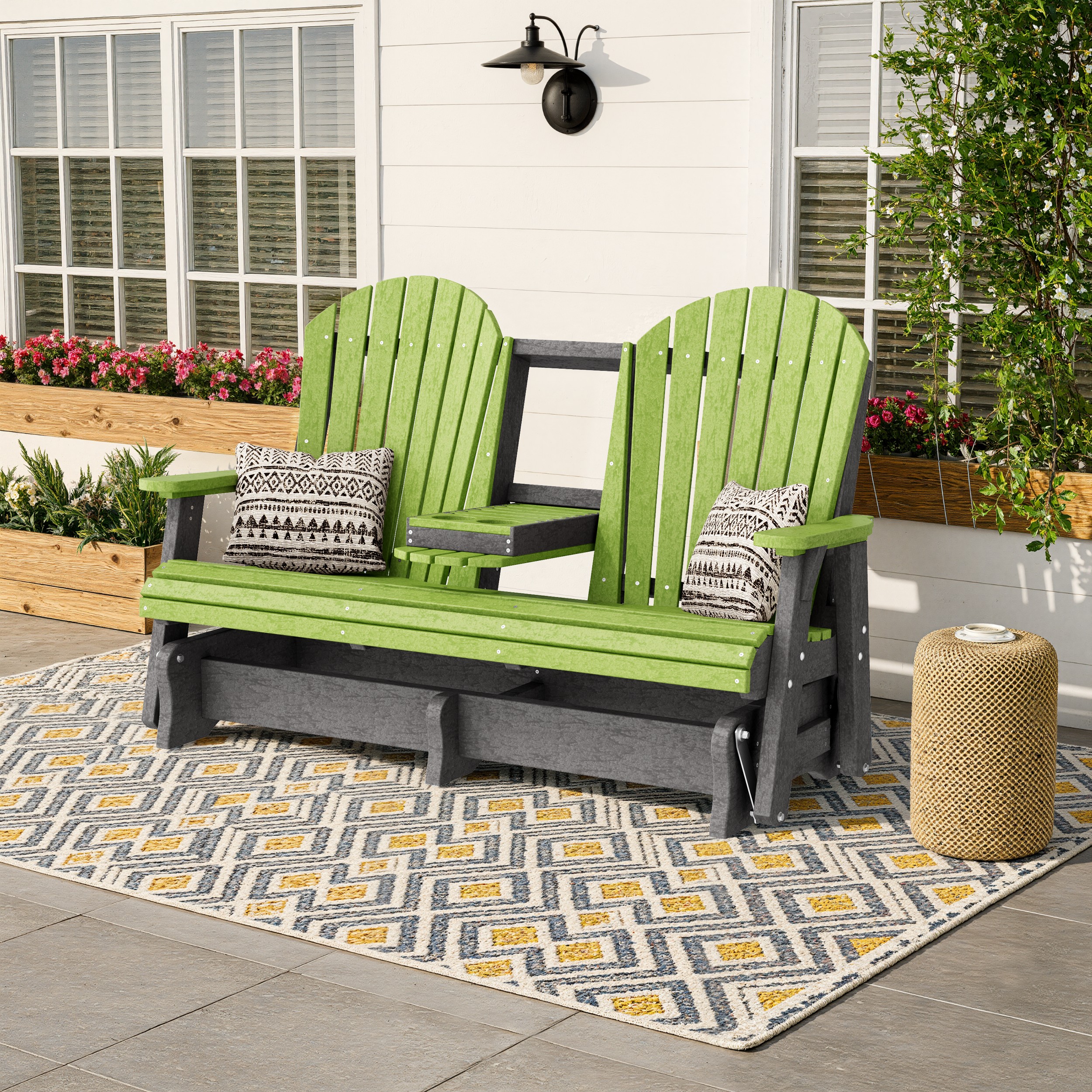 Heritage Adirondack Console Glider