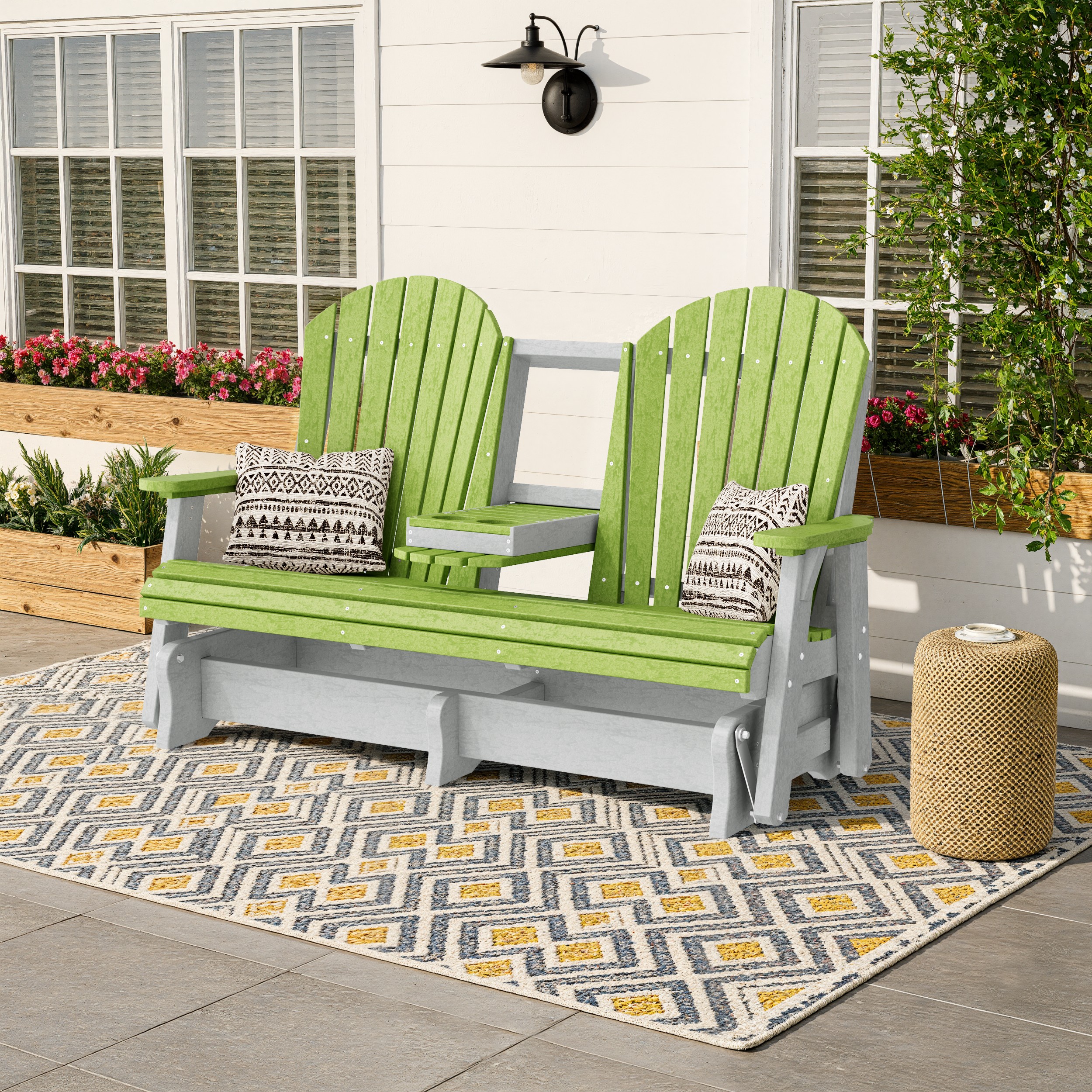 Heritage Adirondack Console Glider