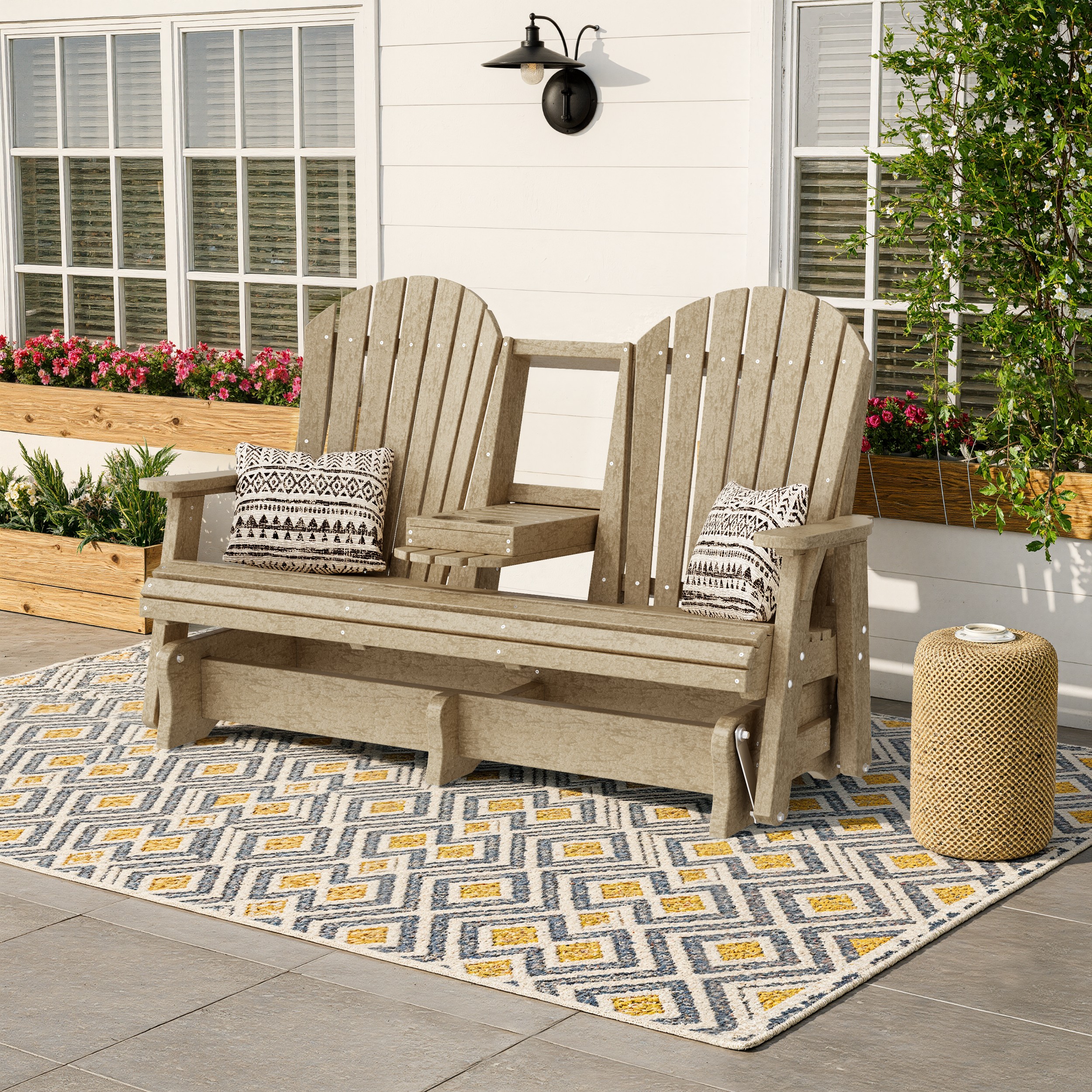 Heritage Adirondack Console Glider