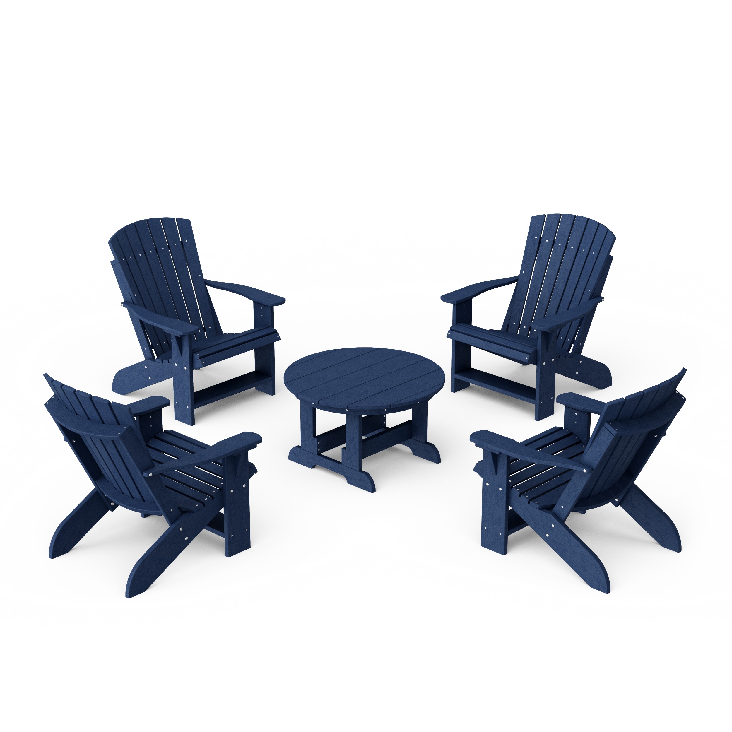 Heritage 5-Piece Adirondack Chair Conversation Set