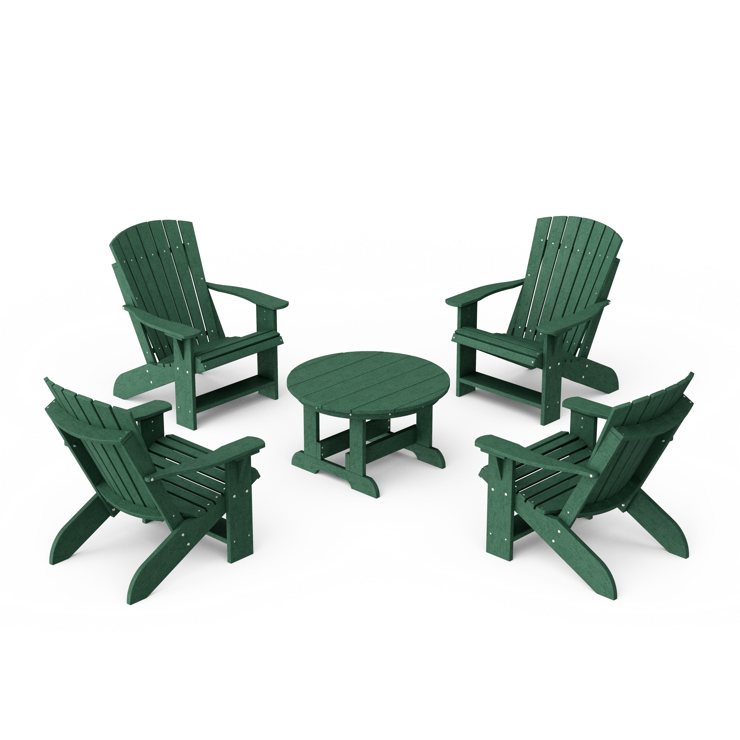 Heritage 5-Piece Adirondack Chair Conversation Set