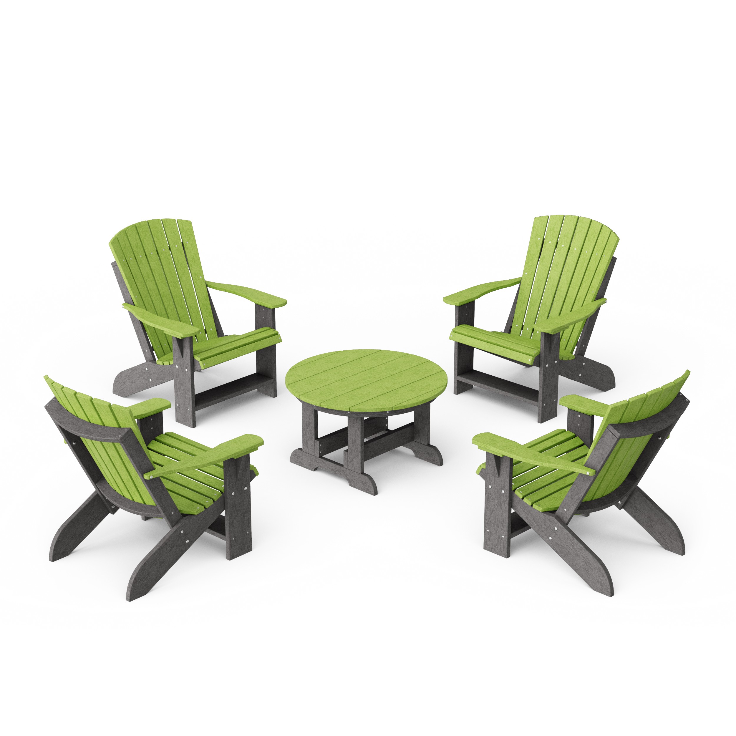 Heritage 5-Piece Adirondack Chair Conversation Set