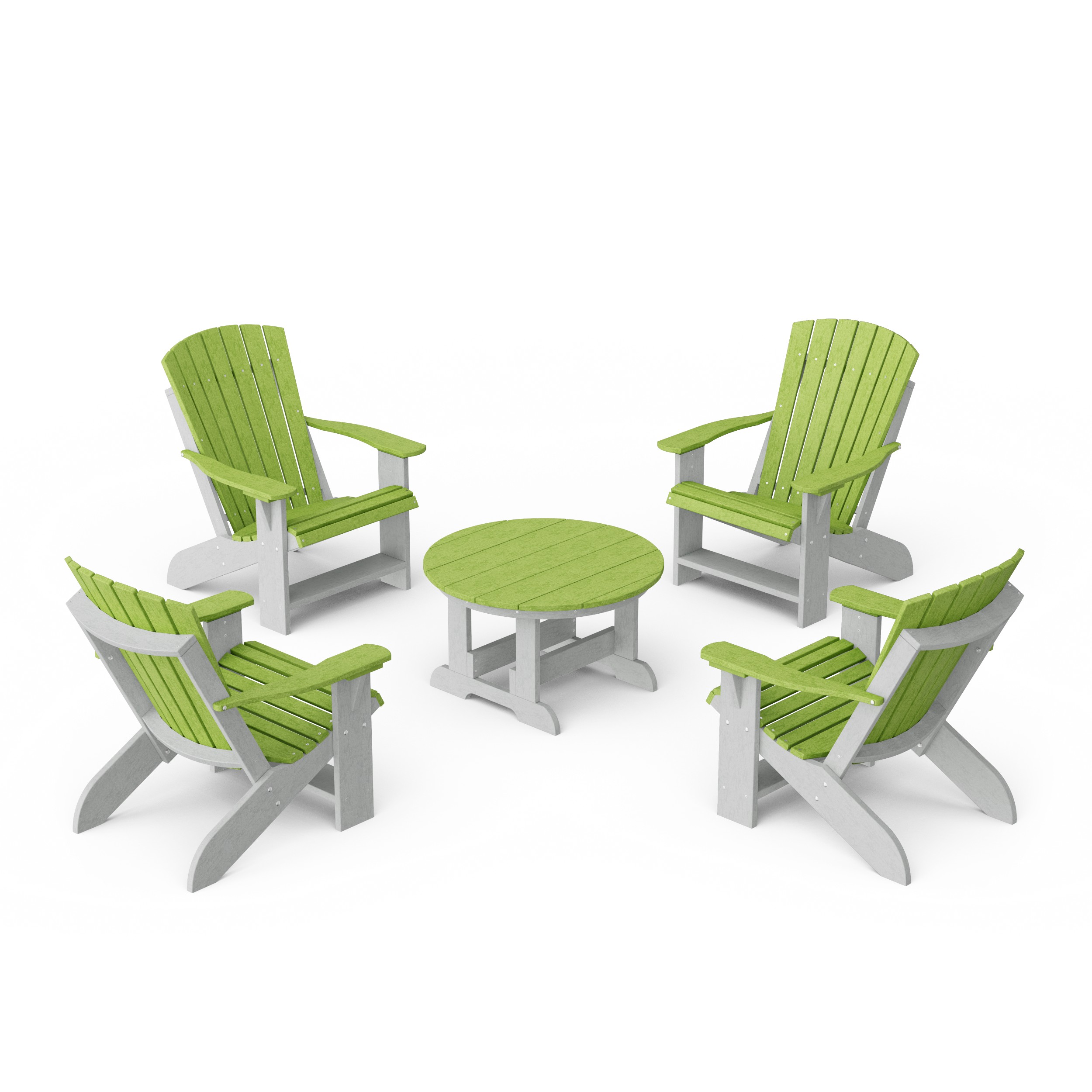 Heritage 5-Piece Adirondack Chair Conversation Set