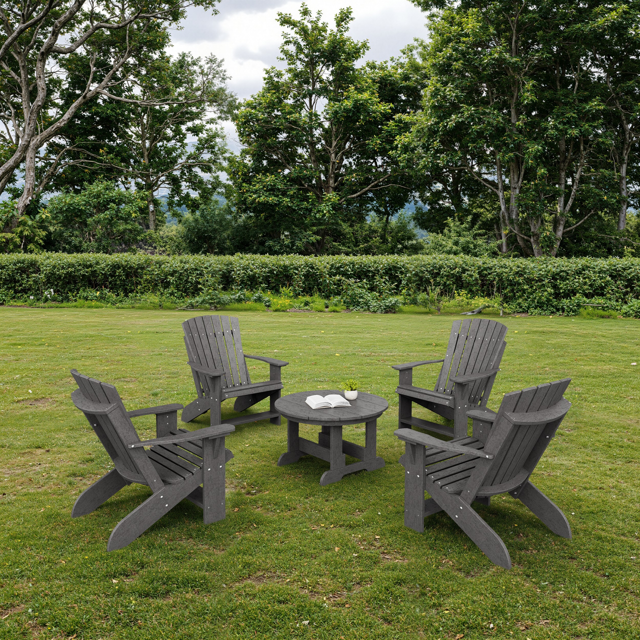 Heritage 5-Piece Adirondack Chair Conversation Set