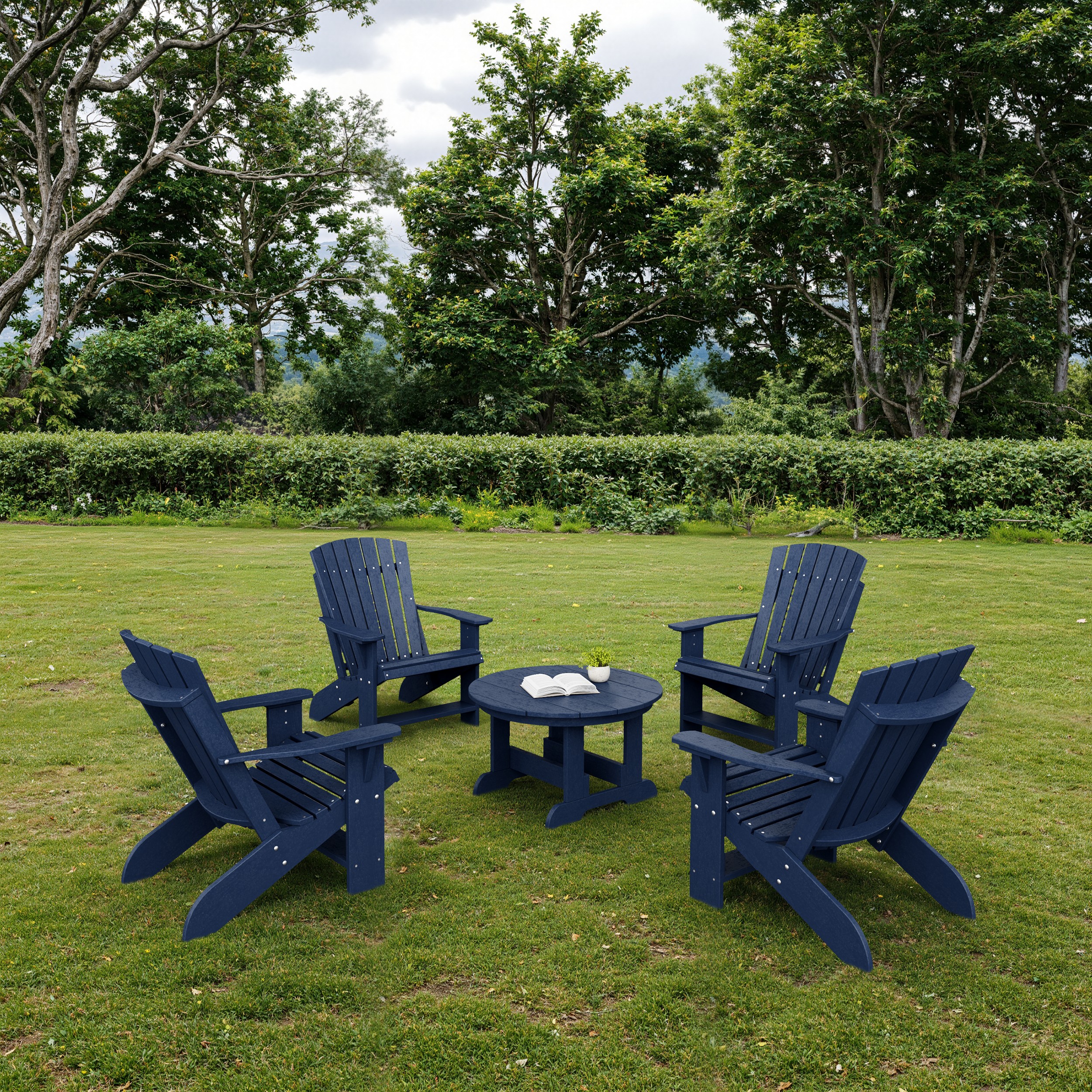 Heritage 5-Piece Adirondack Chair Conversation Set