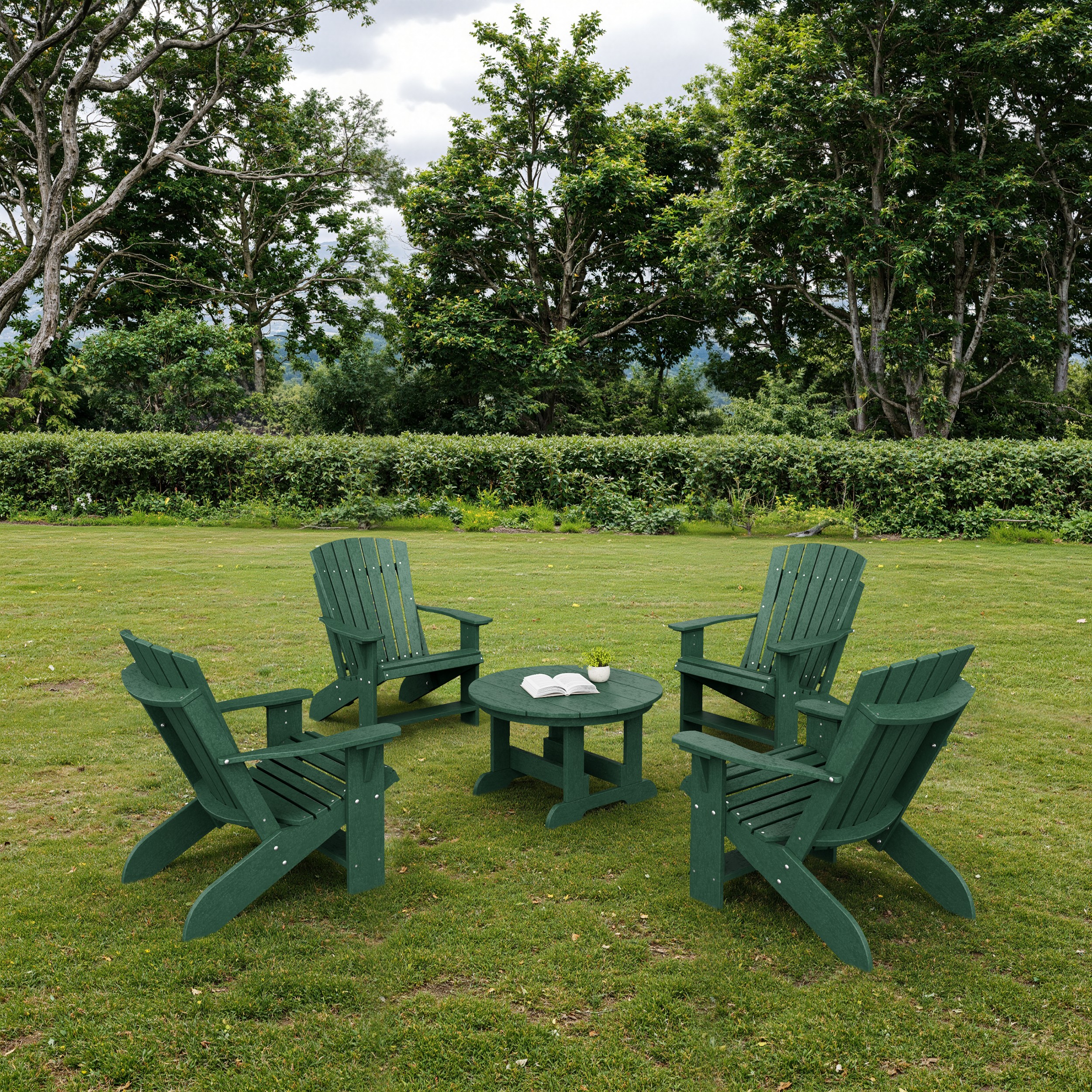 Heritage 5-Piece Adirondack Chair Conversation Set