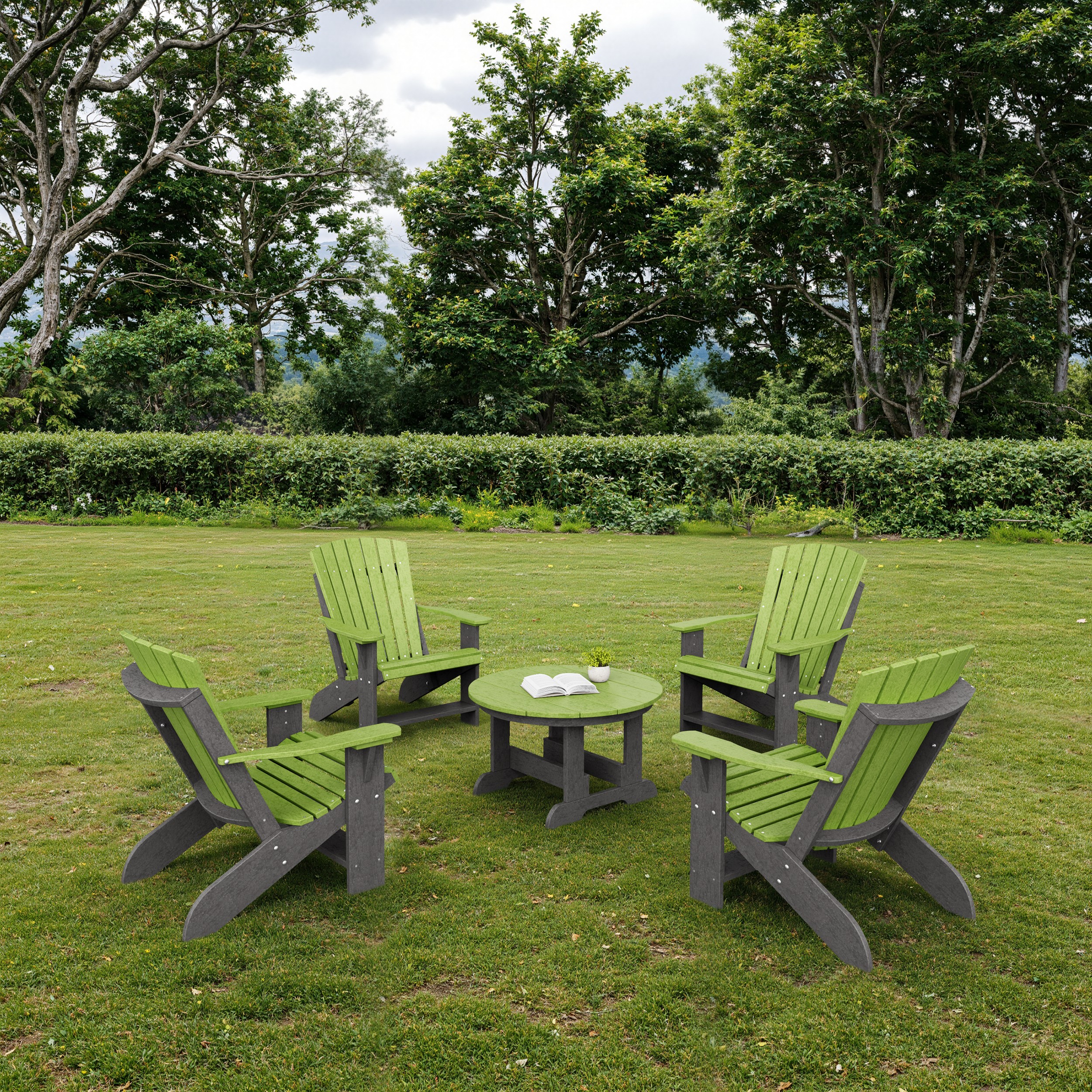 Heritage 5-Piece Adirondack Chair Conversation Set