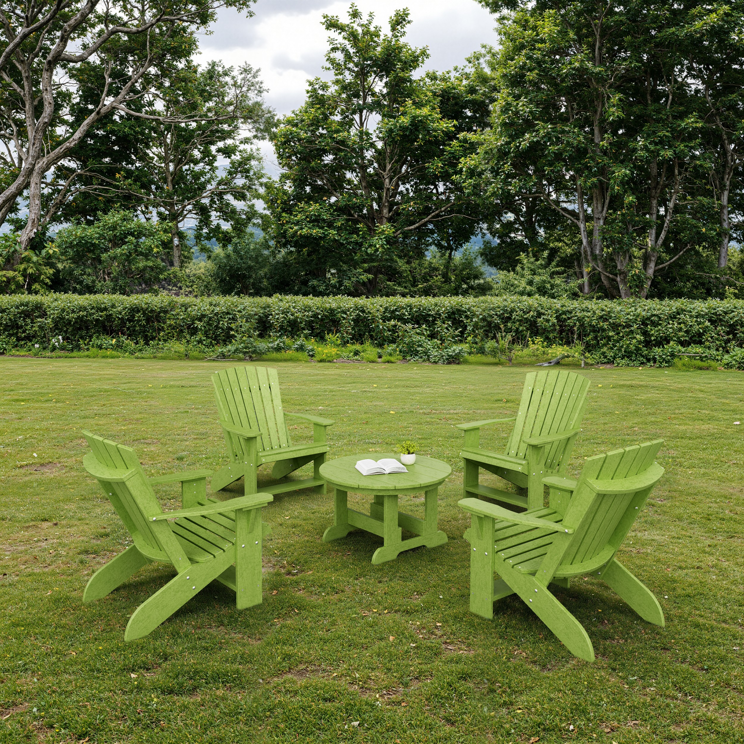 Heritage 5-Piece Adirondack Chair Conversation Set