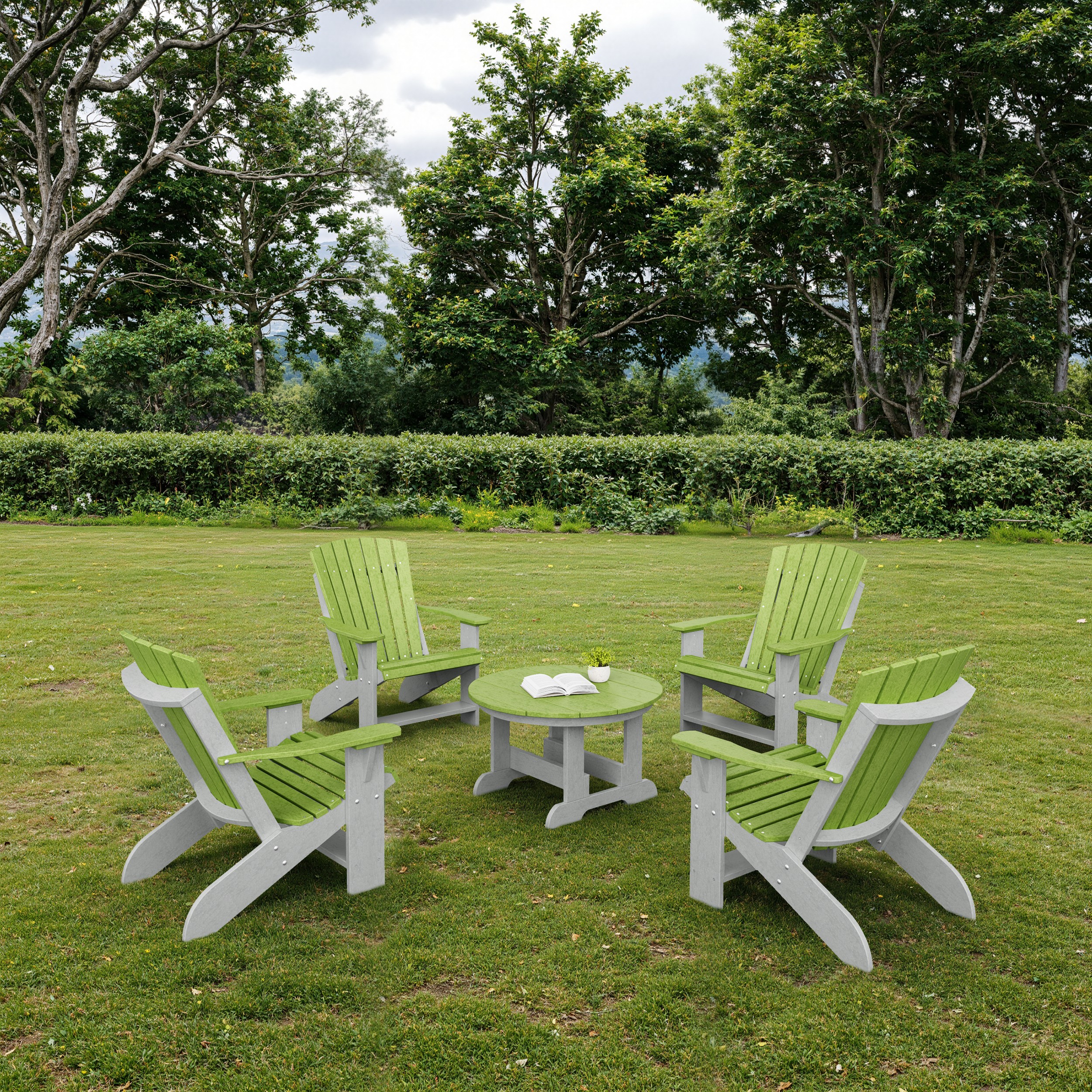 Heritage 5-Piece Adirondack Chair Conversation Set
