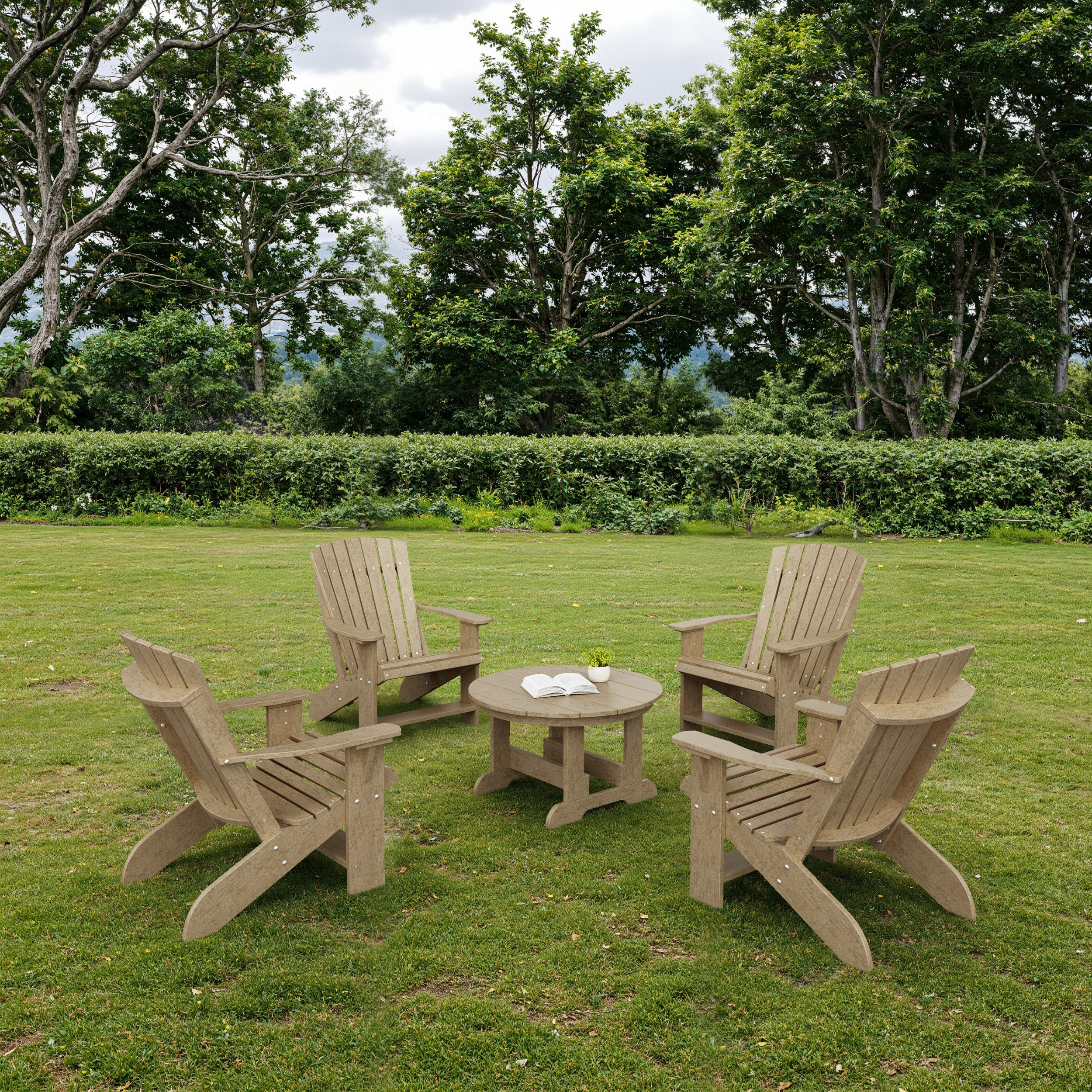 Heritage 5-Piece Adirondack Chair Conversation Set