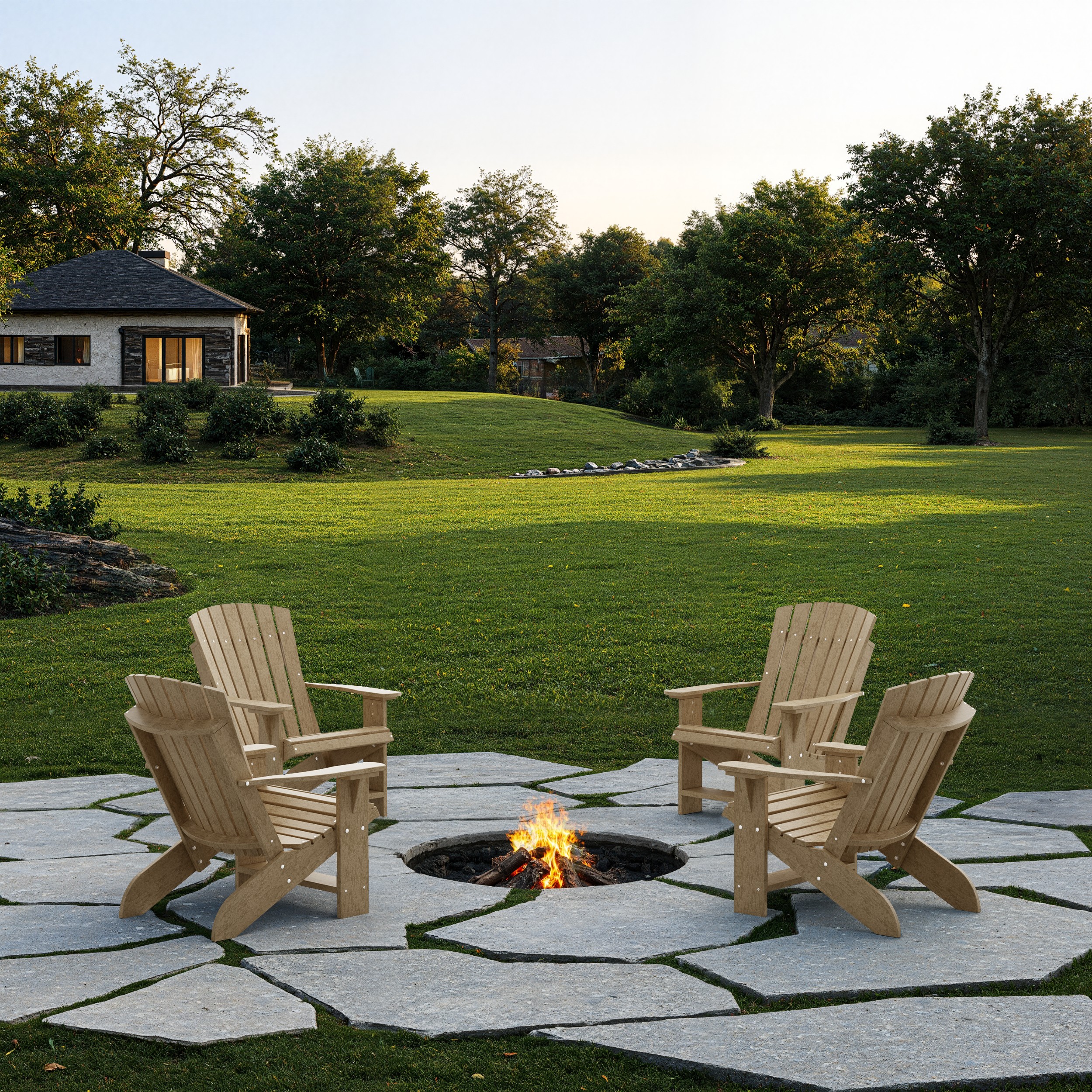 Heritage Adirondack Chairs Set of 4