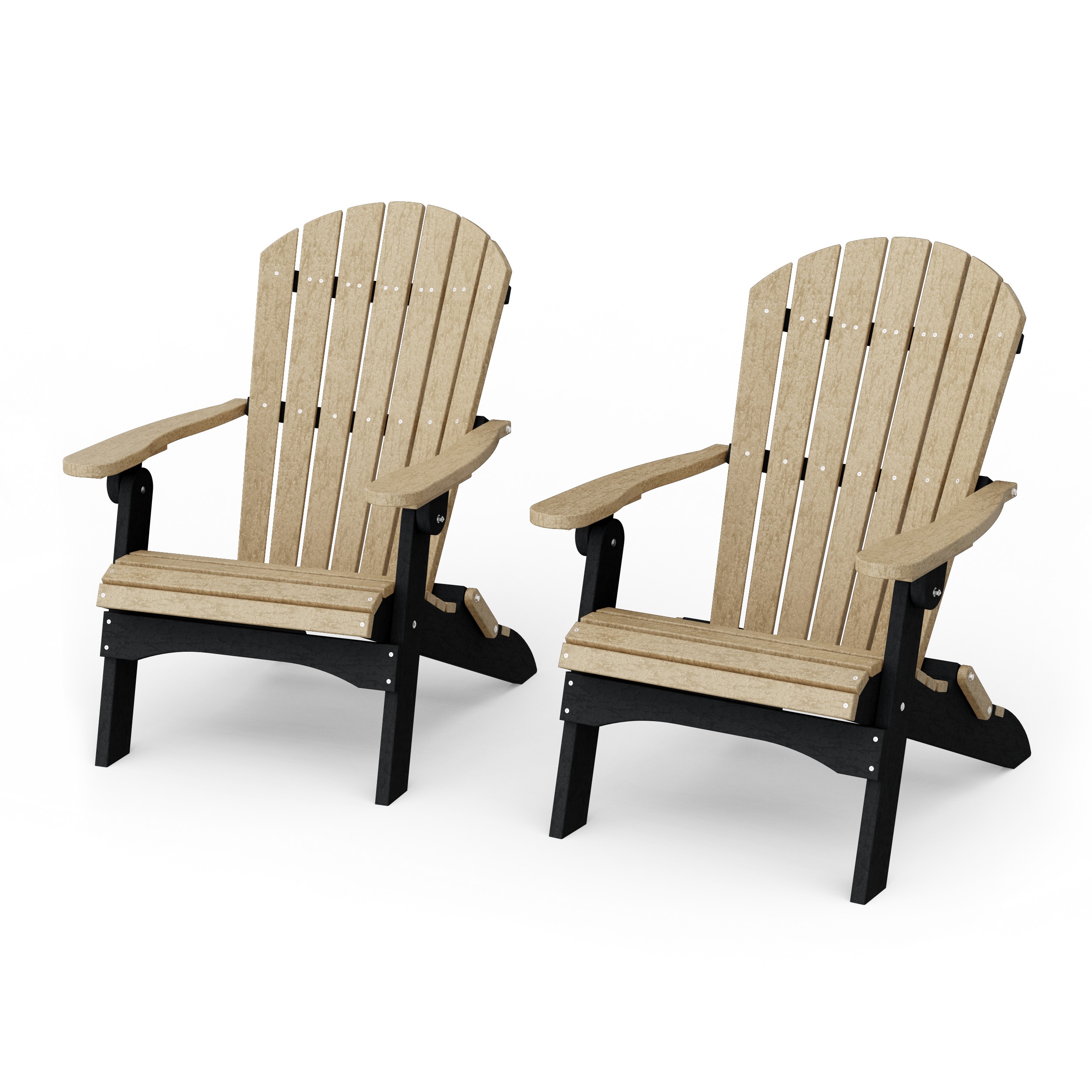 Heritage Folding Adirondack Chairs Set of 2