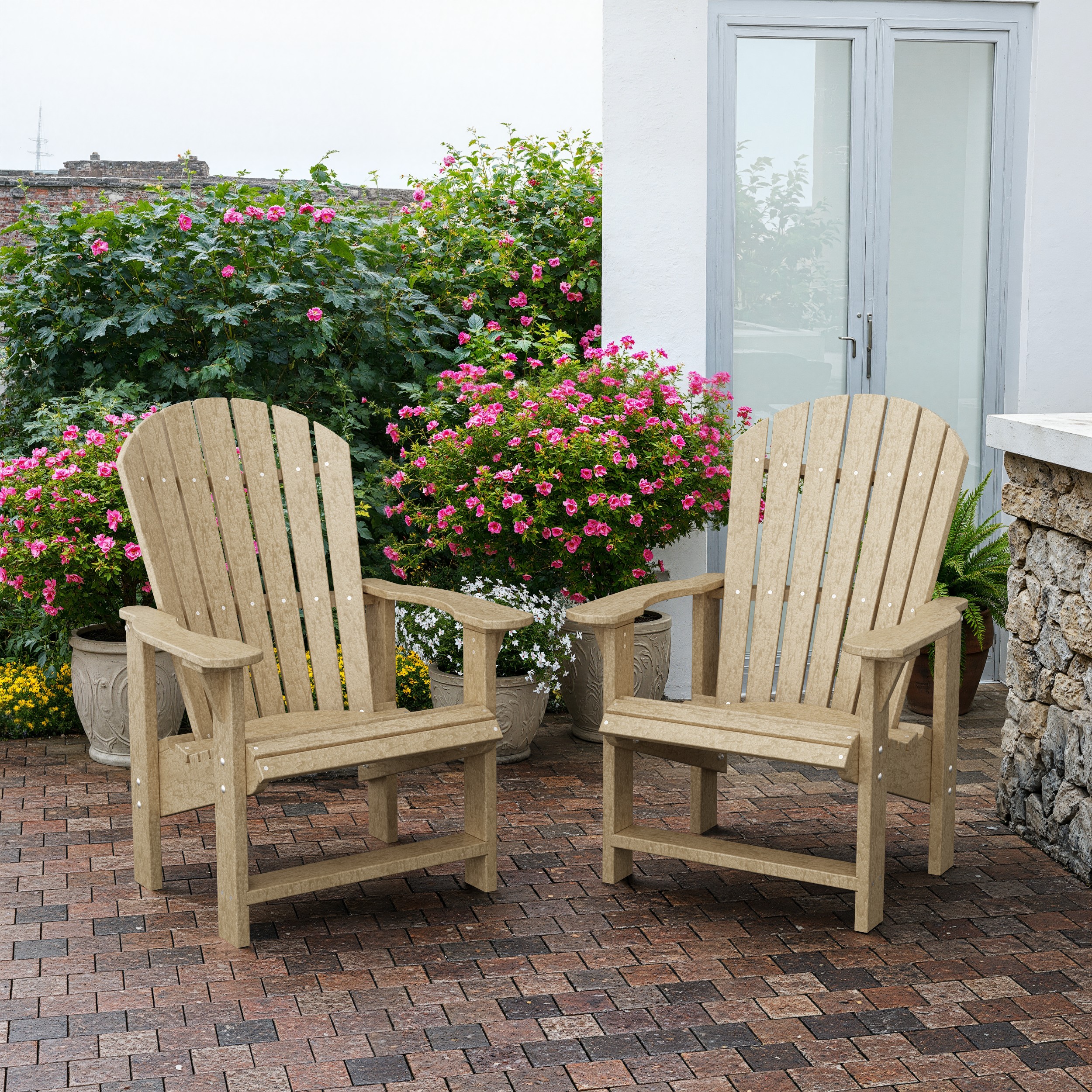 Heritage Upright Adirondack Chairs Set of 2