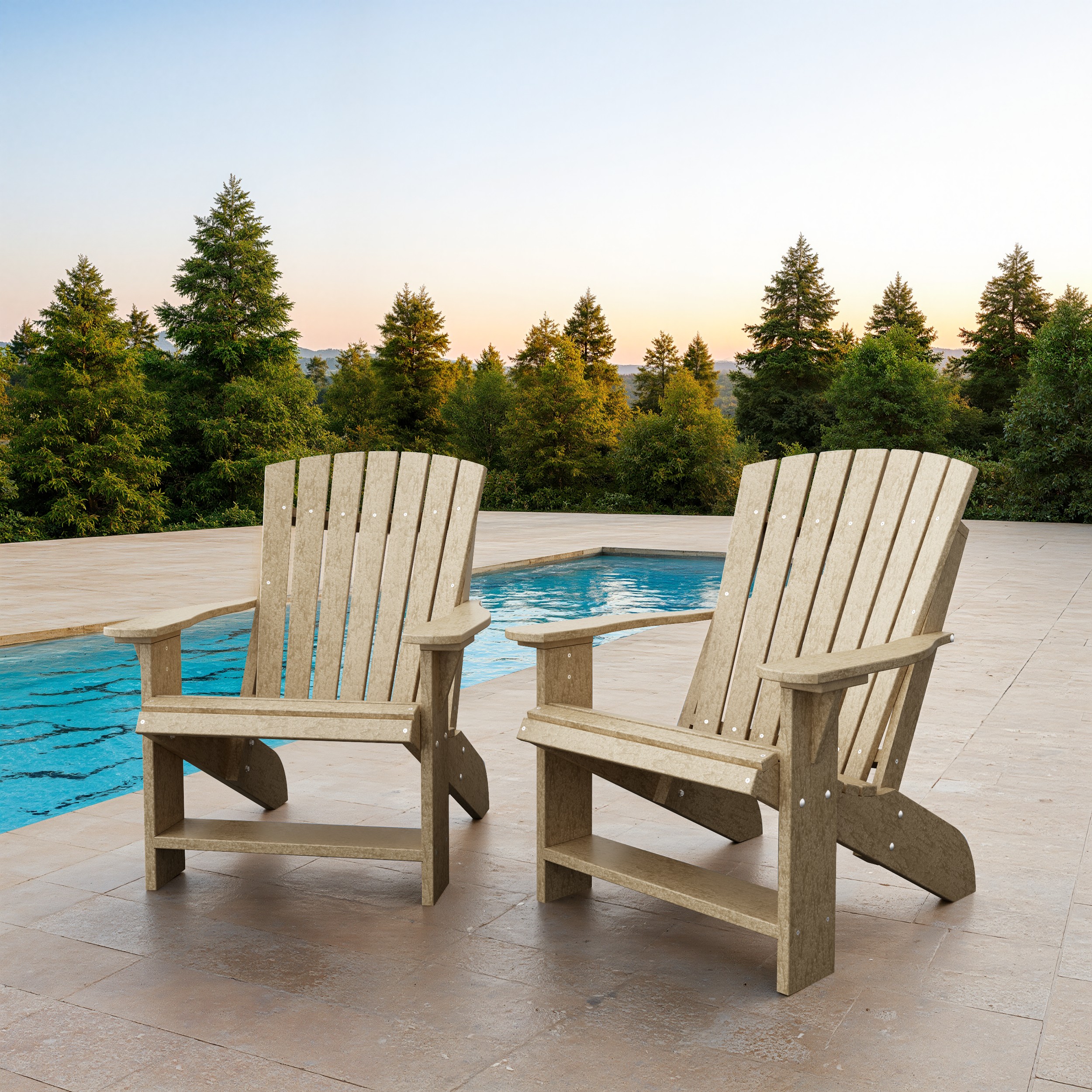 Heritage Adirondack Chairs Set of 2