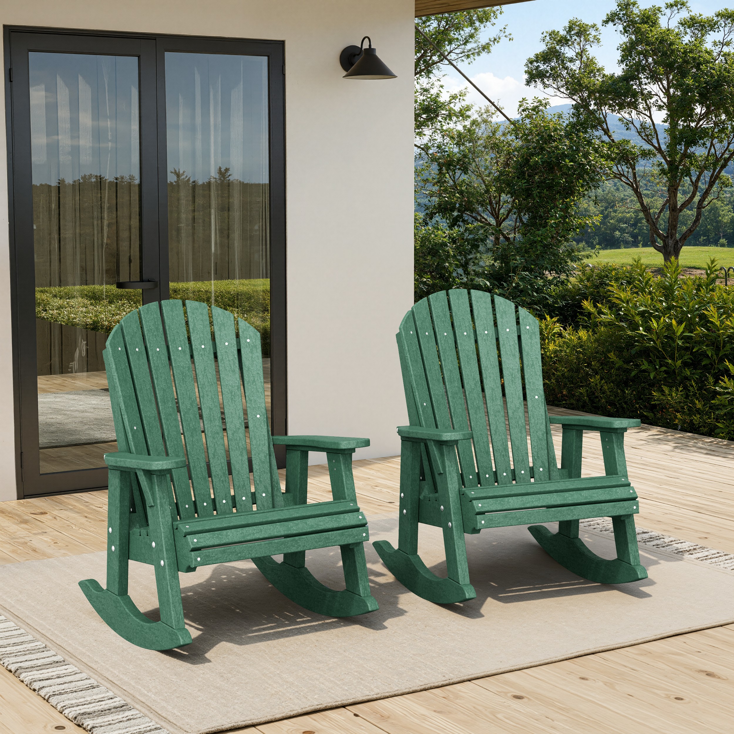 Heritage Adirondack Rocking Chairs Set of 2
