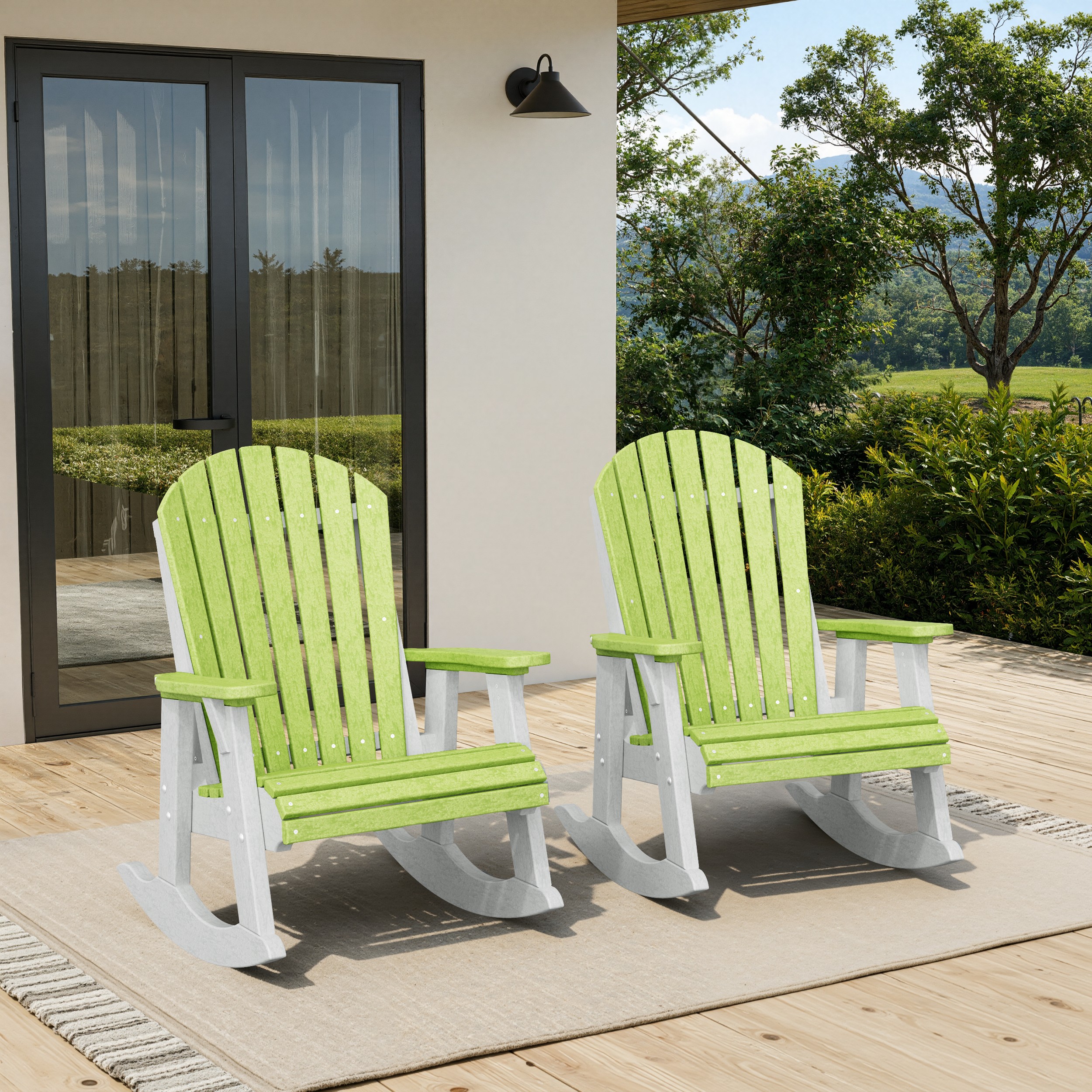 Heritage Adirondack Rocking Chairs Set of 2