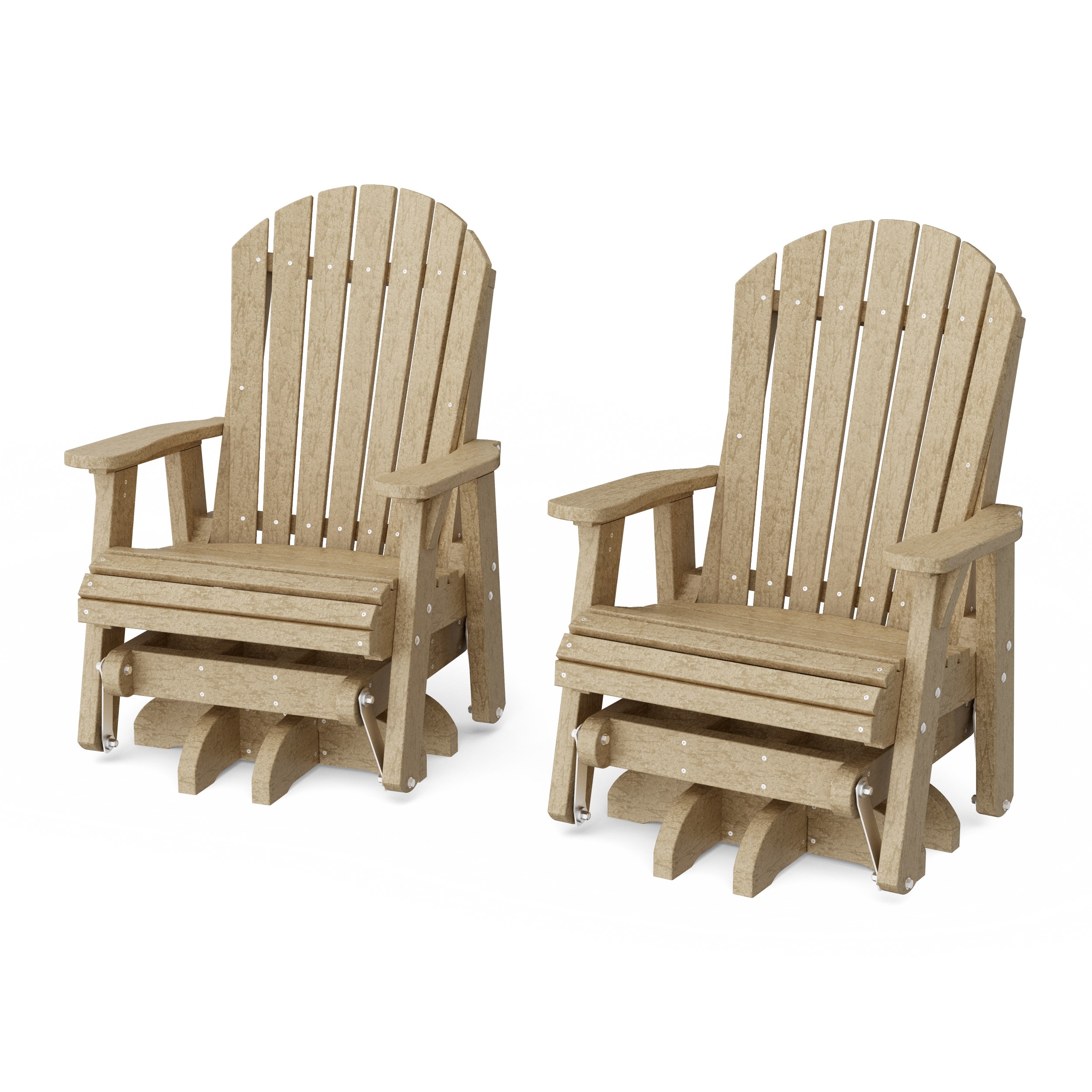 Heritage Adirondack Swivel Glider Chair Set of 2