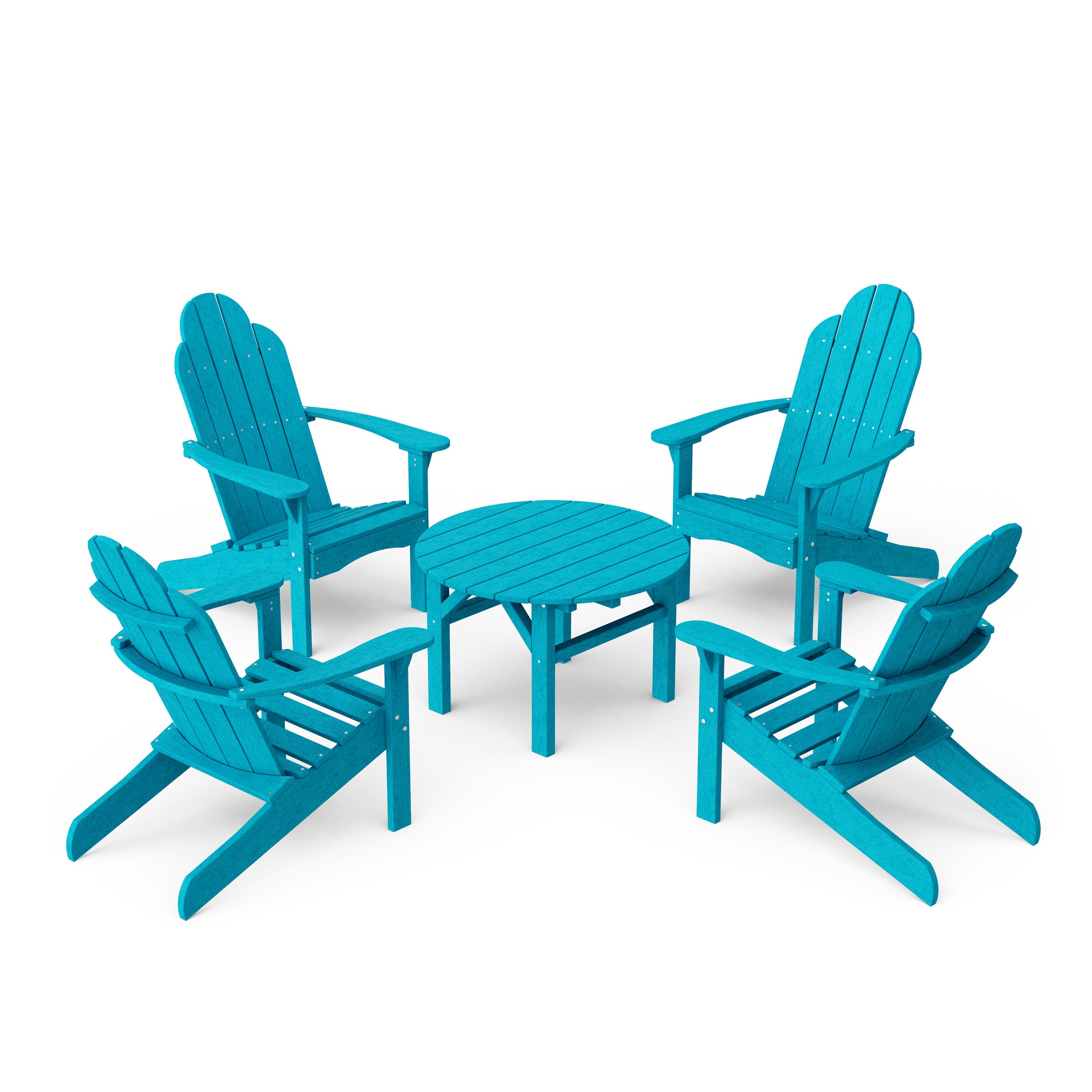 Classic 5-Piece Adirondack Conversation Set