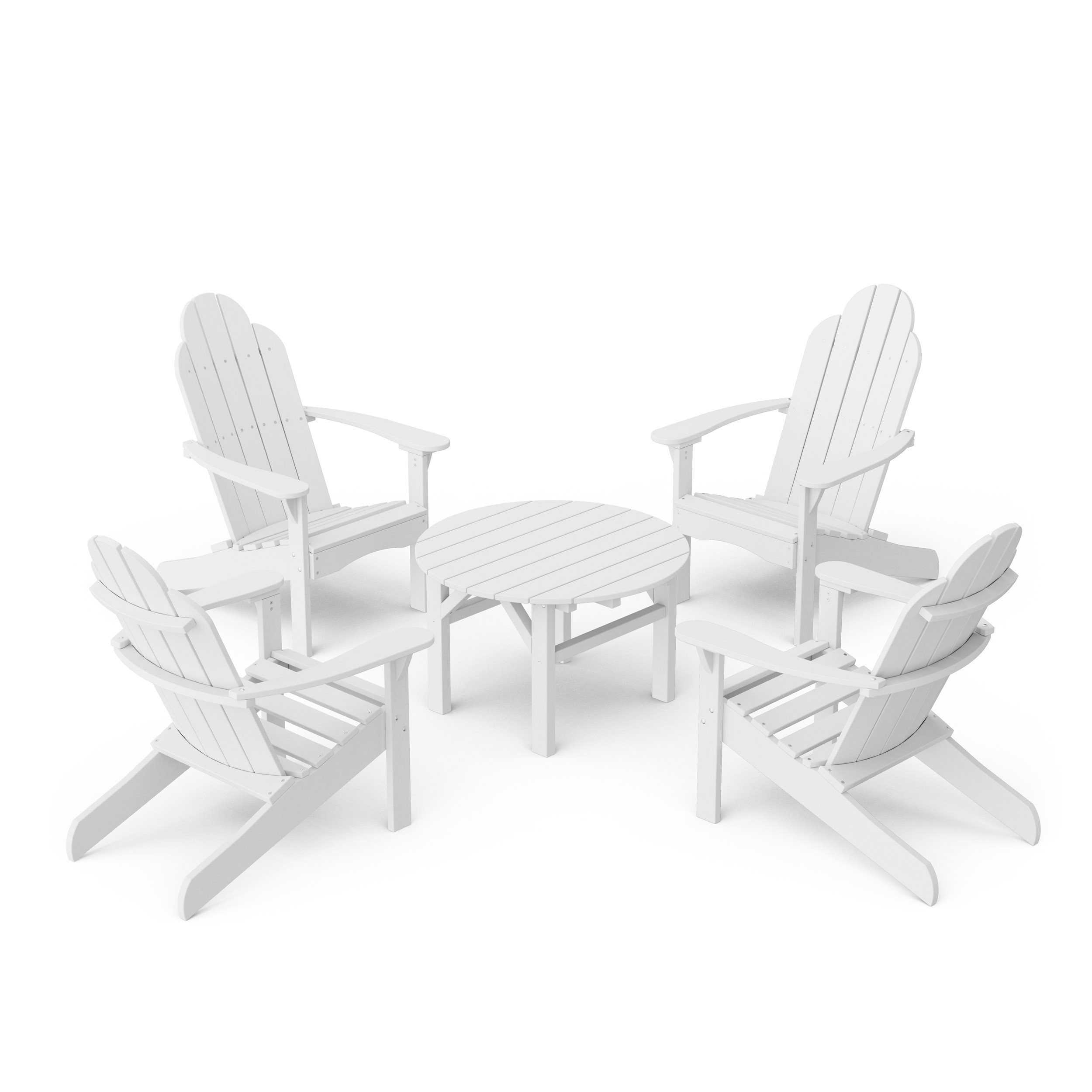 Classic 5-Piece Adirondack Conversation Set