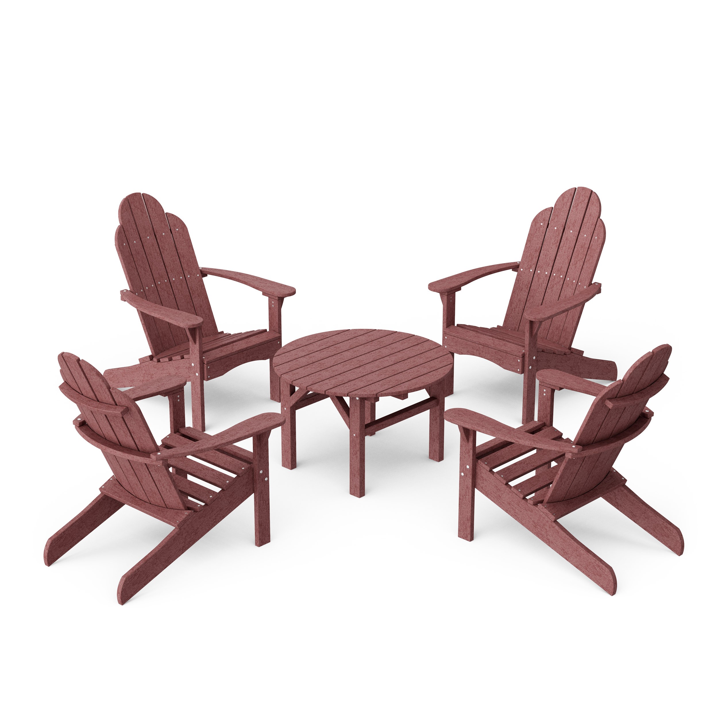 Classic 5-Piece Adirondack Conversation Set
