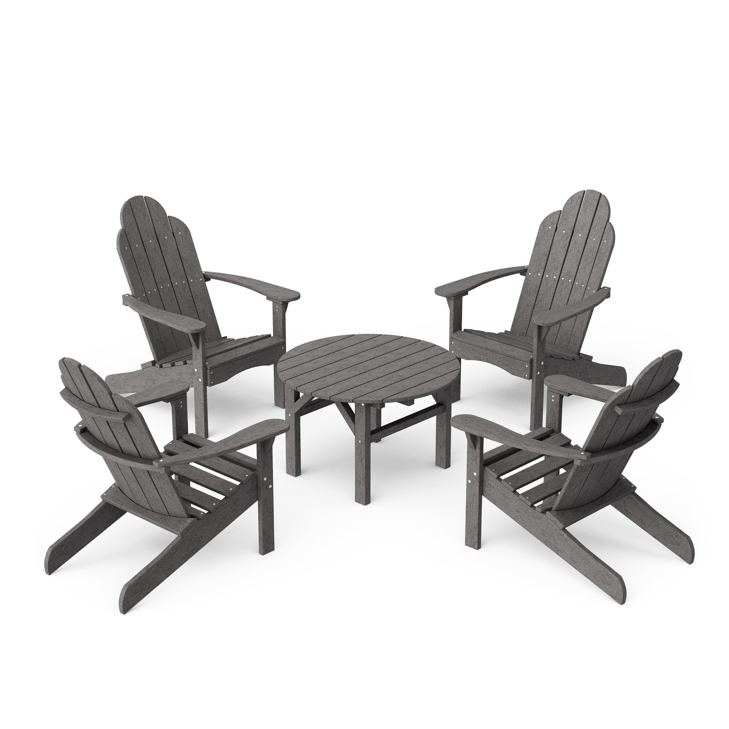 Classic 5-Piece Adirondack Conversation Set