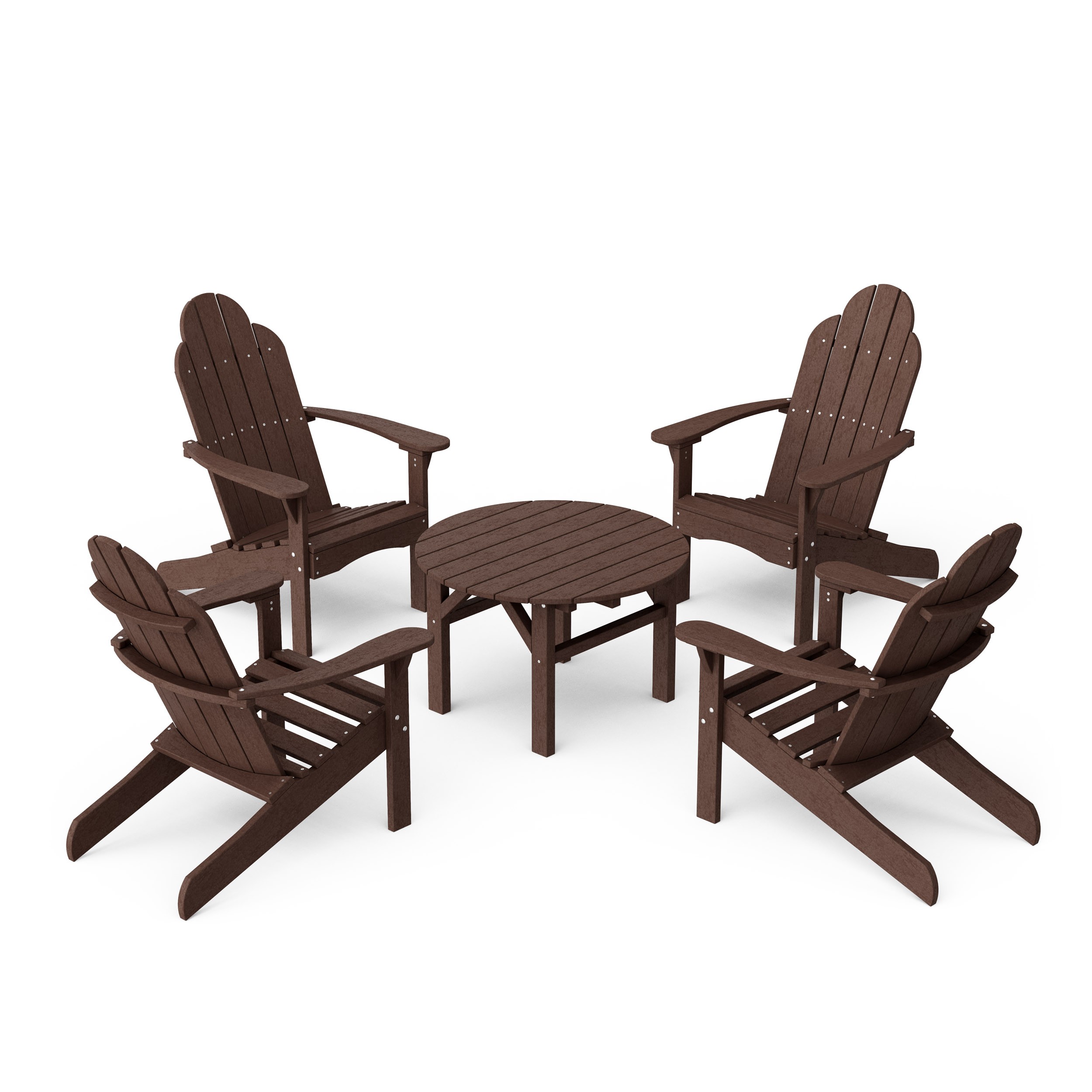 Classic 5-Piece Adirondack Conversation Set