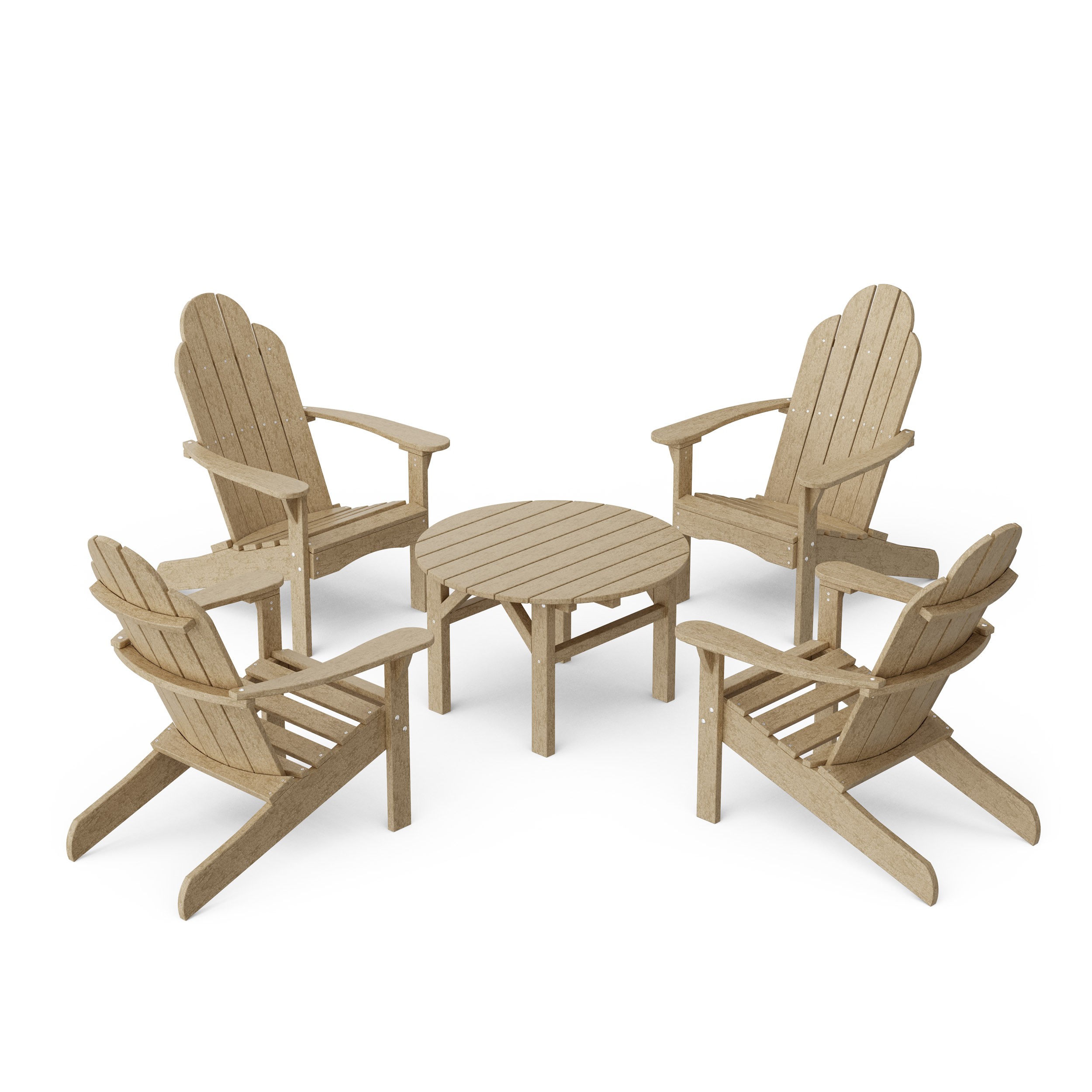 Classic 5-Piece Adirondack Conversation Set