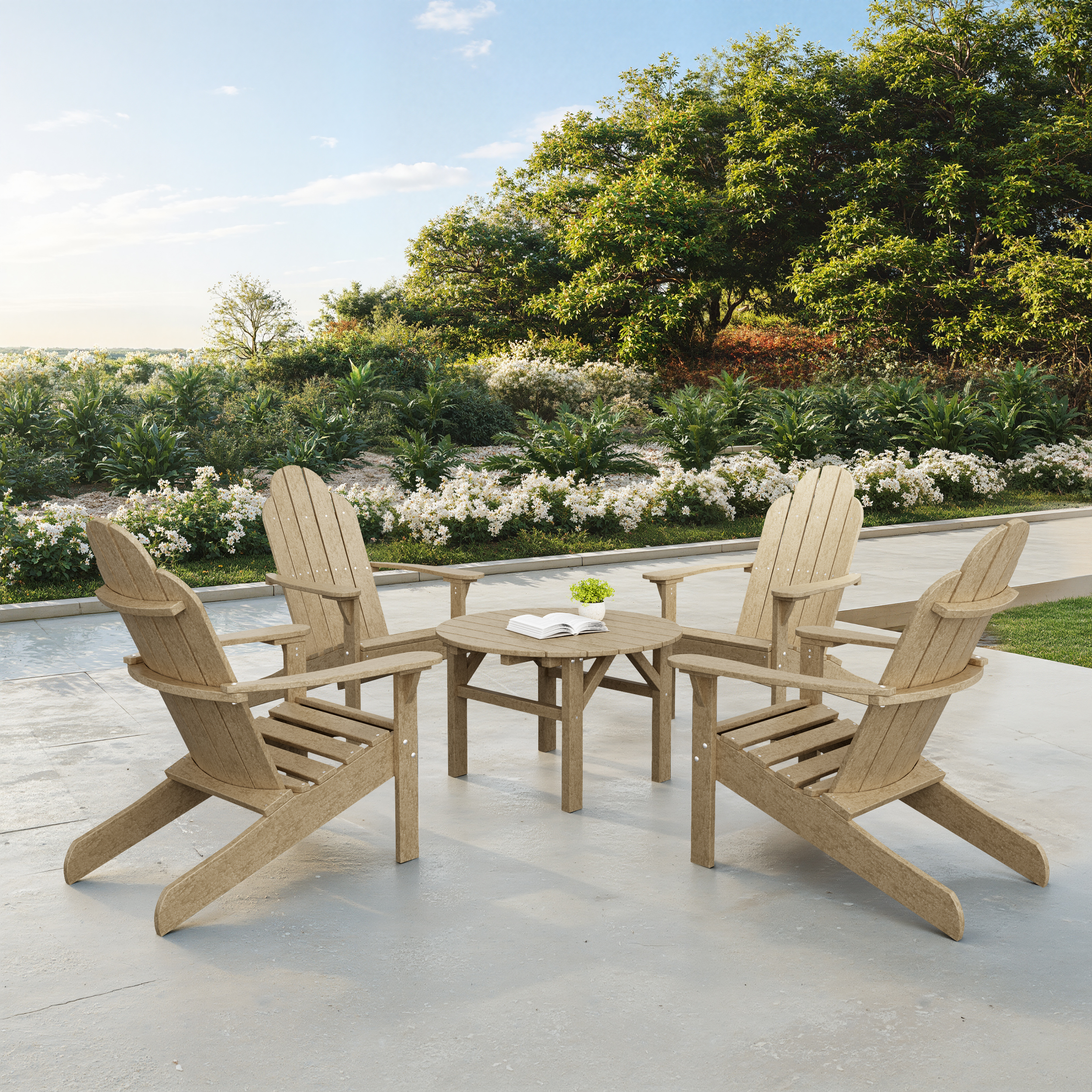 Classic 5-Piece Adirondack Conversation Set