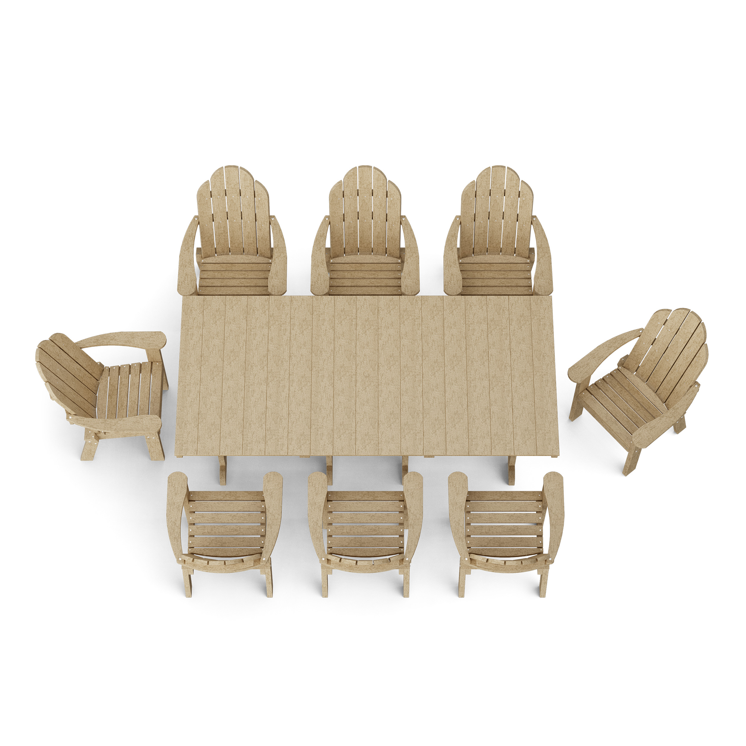 Classic Adirondack 9-Piece Rectangular Dining Set