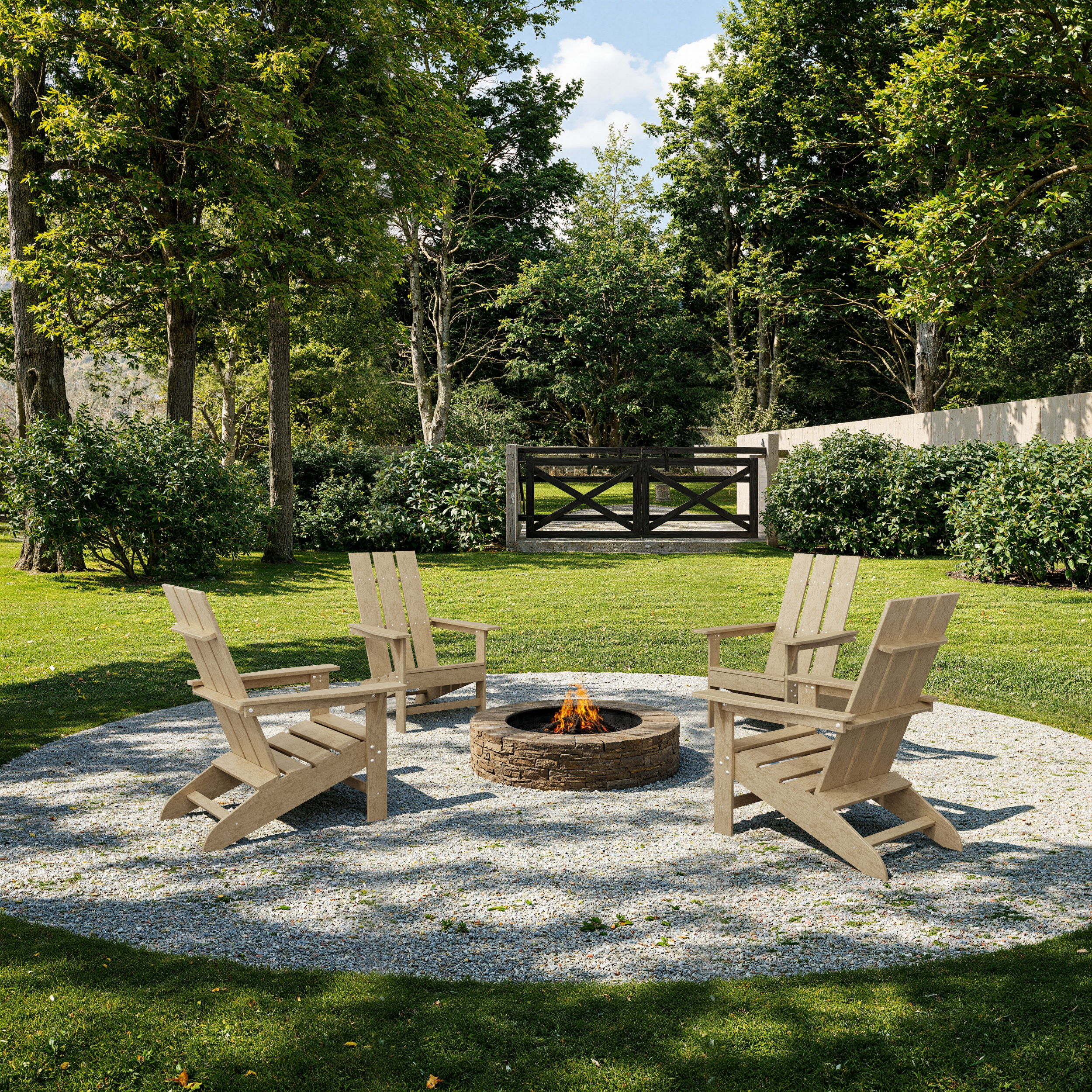 Freedom Modern Adirondack Chairs Set of 4