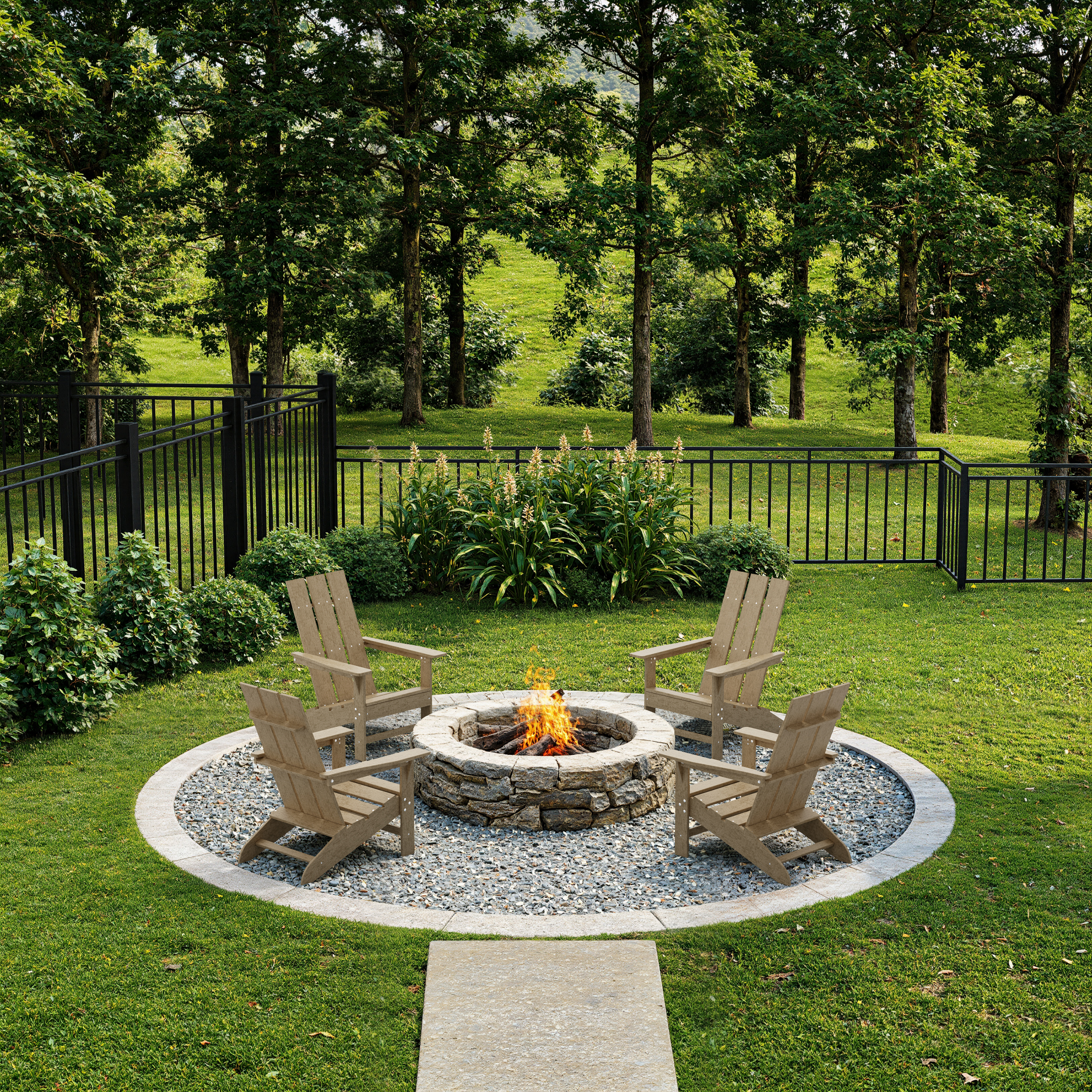 Freedom Modern Adirondack Chairs Set of 4