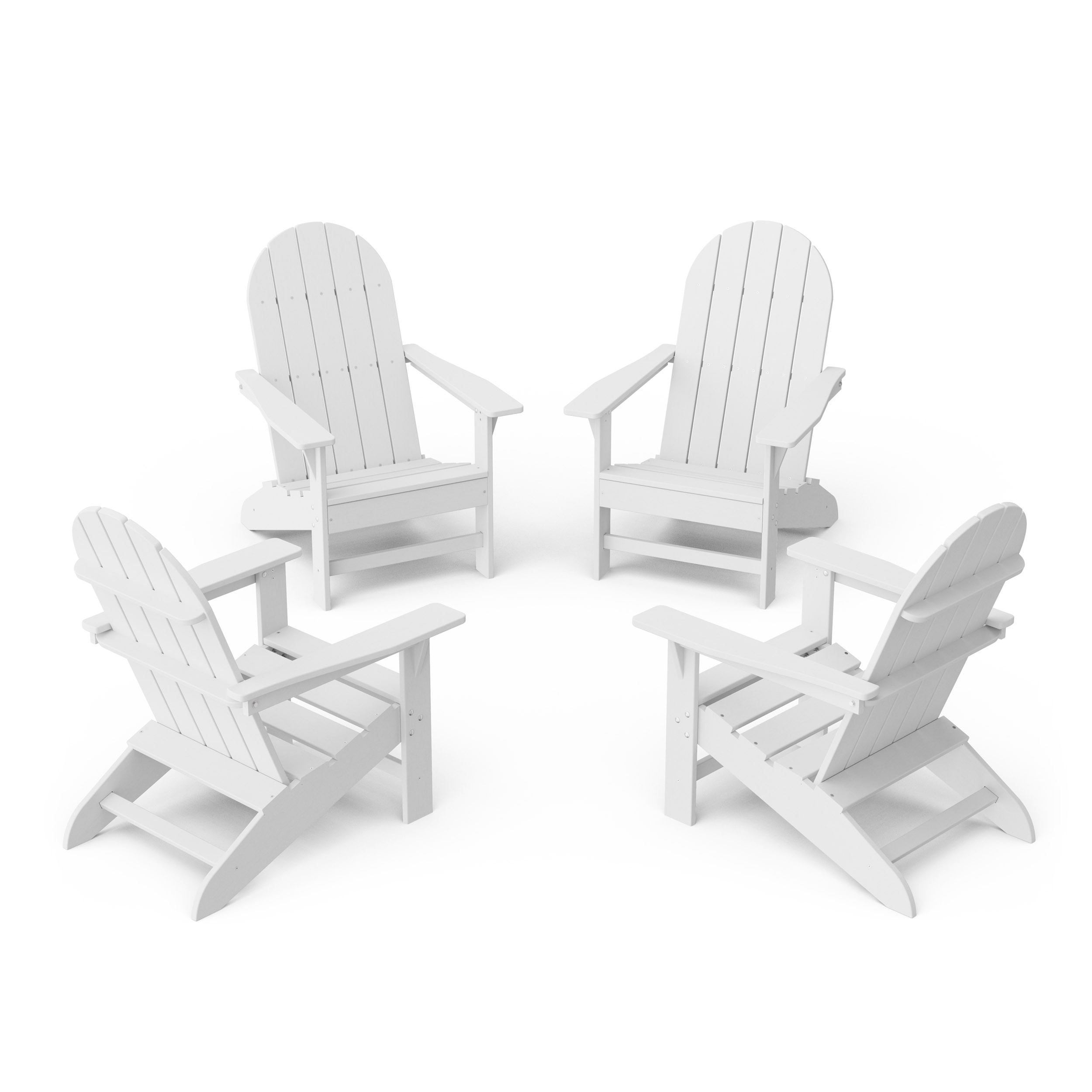 Freedom Traditional Adirondack Chairs Set of 4