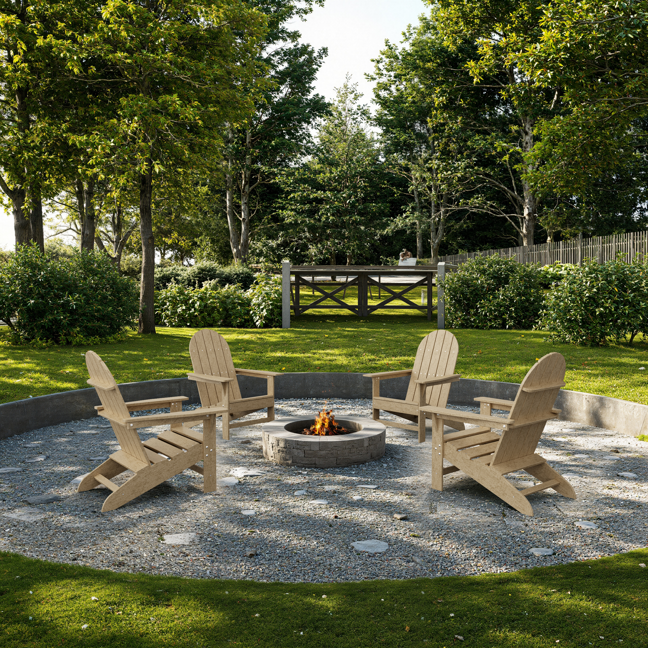 Freedom Traditional Adirondack Chairs Set of 4