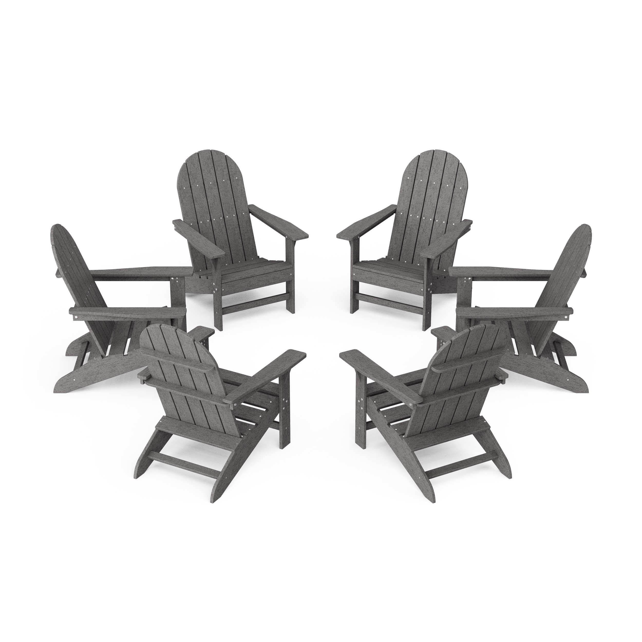 Freedom Traditional Adirondack Chairs Set of 6