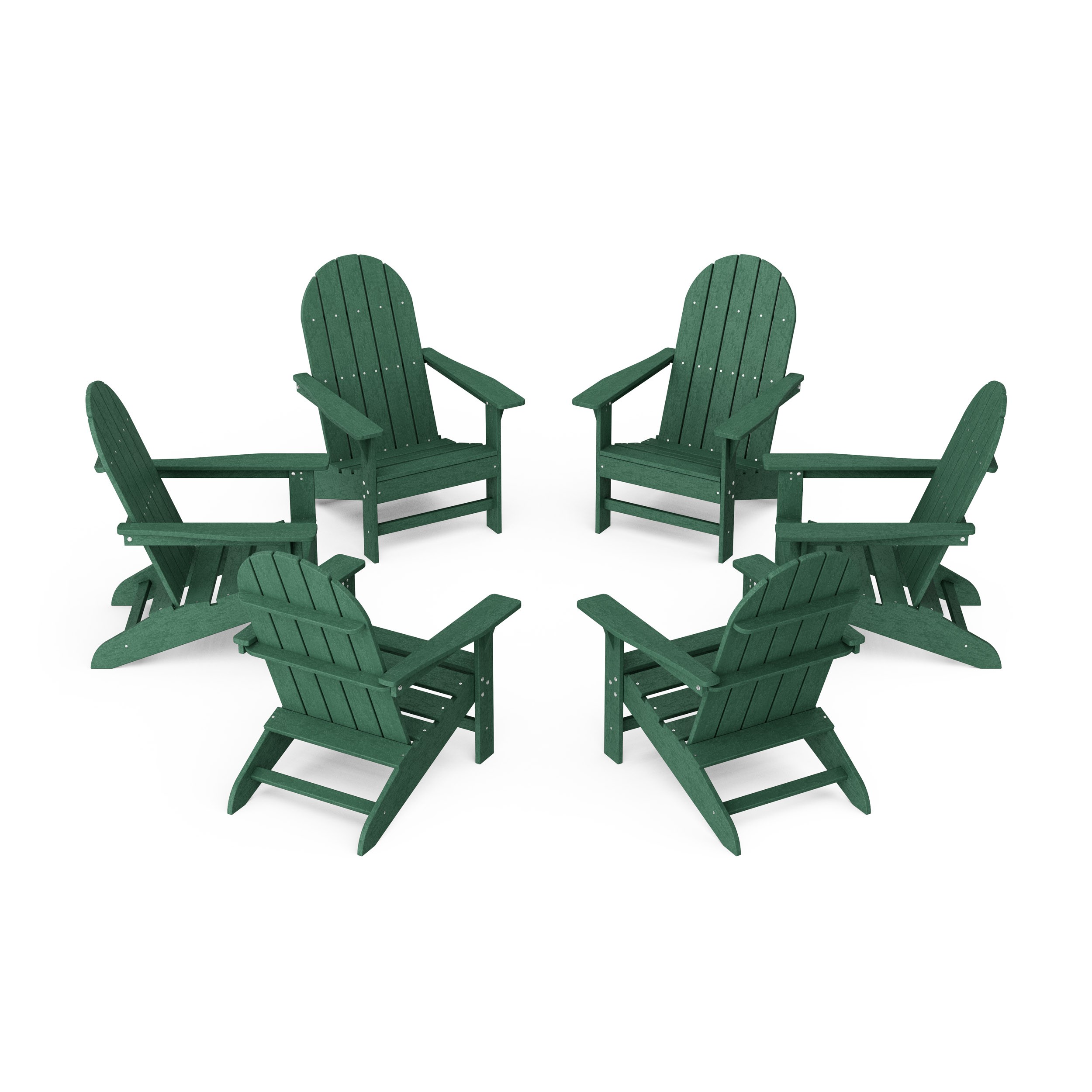 Freedom Traditional Adirondack Chairs Set of 6