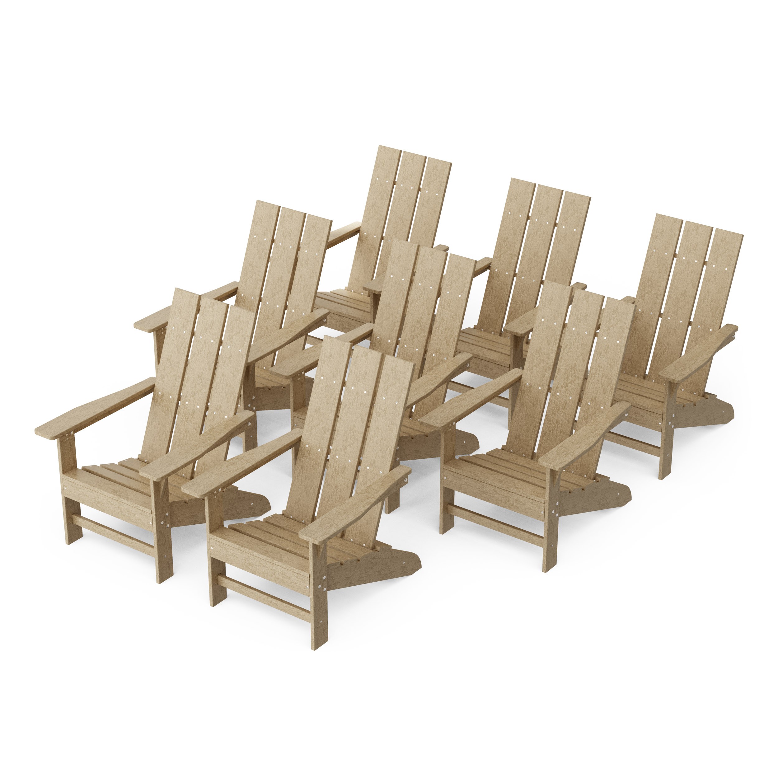 Freedom Modern Adirondack Chairs Set of 8