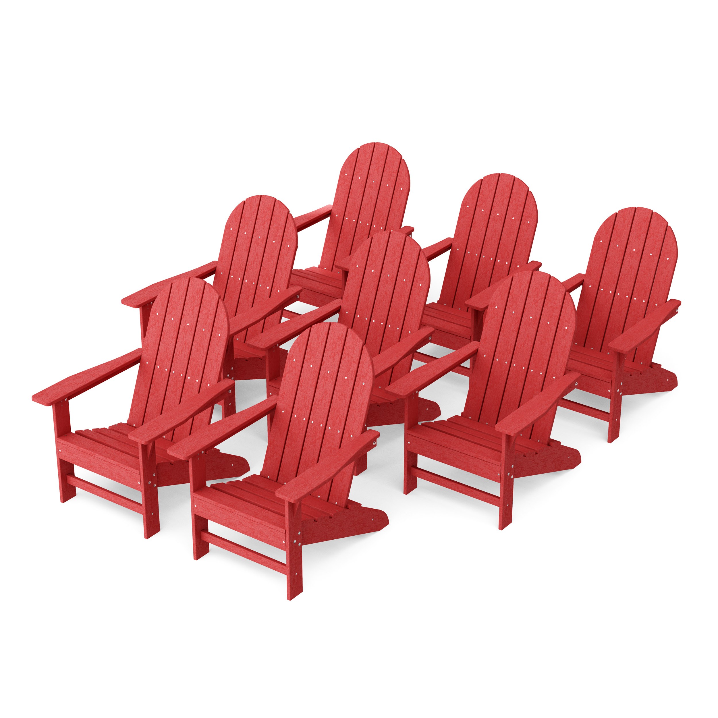 Freedom Traditional Adirondack Chairs Set of 8