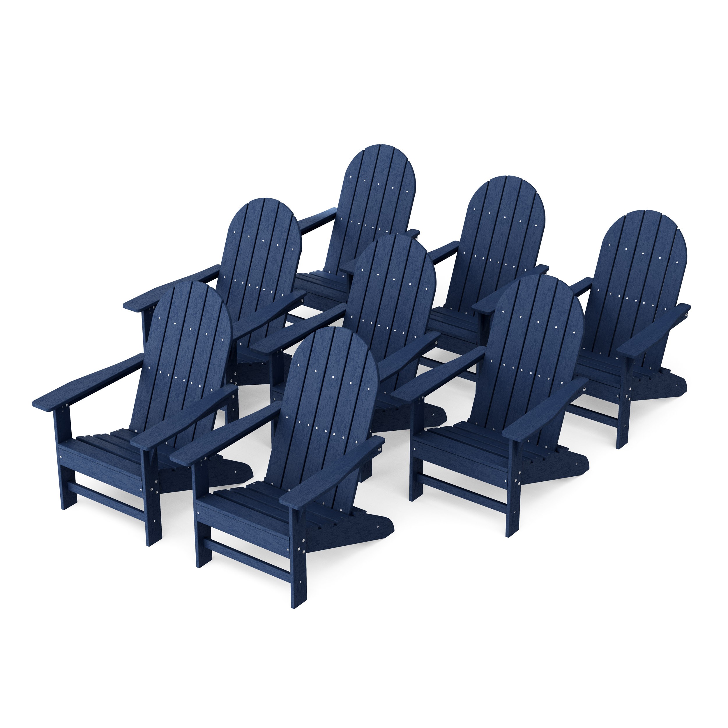 Freedom Traditional Adirondack Chairs Set of 8